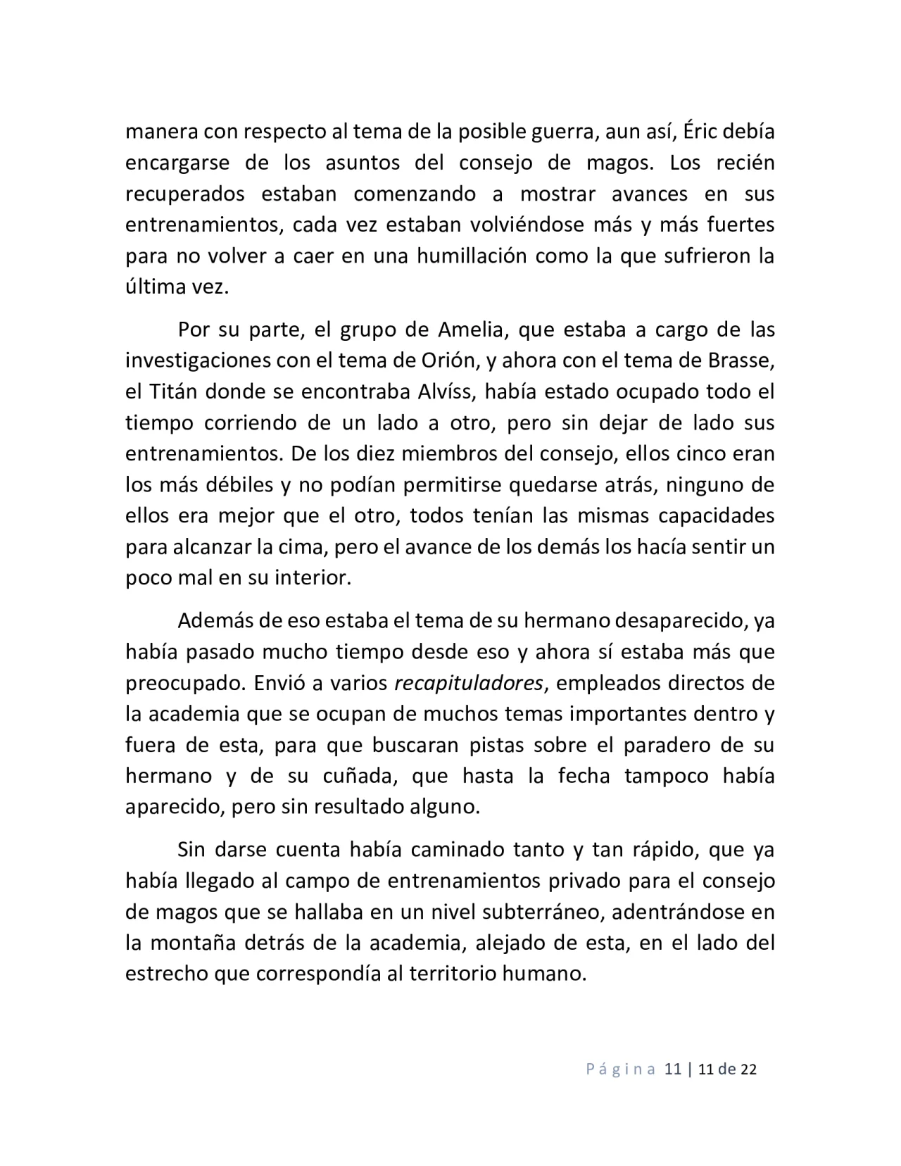 Página 11 del Manga