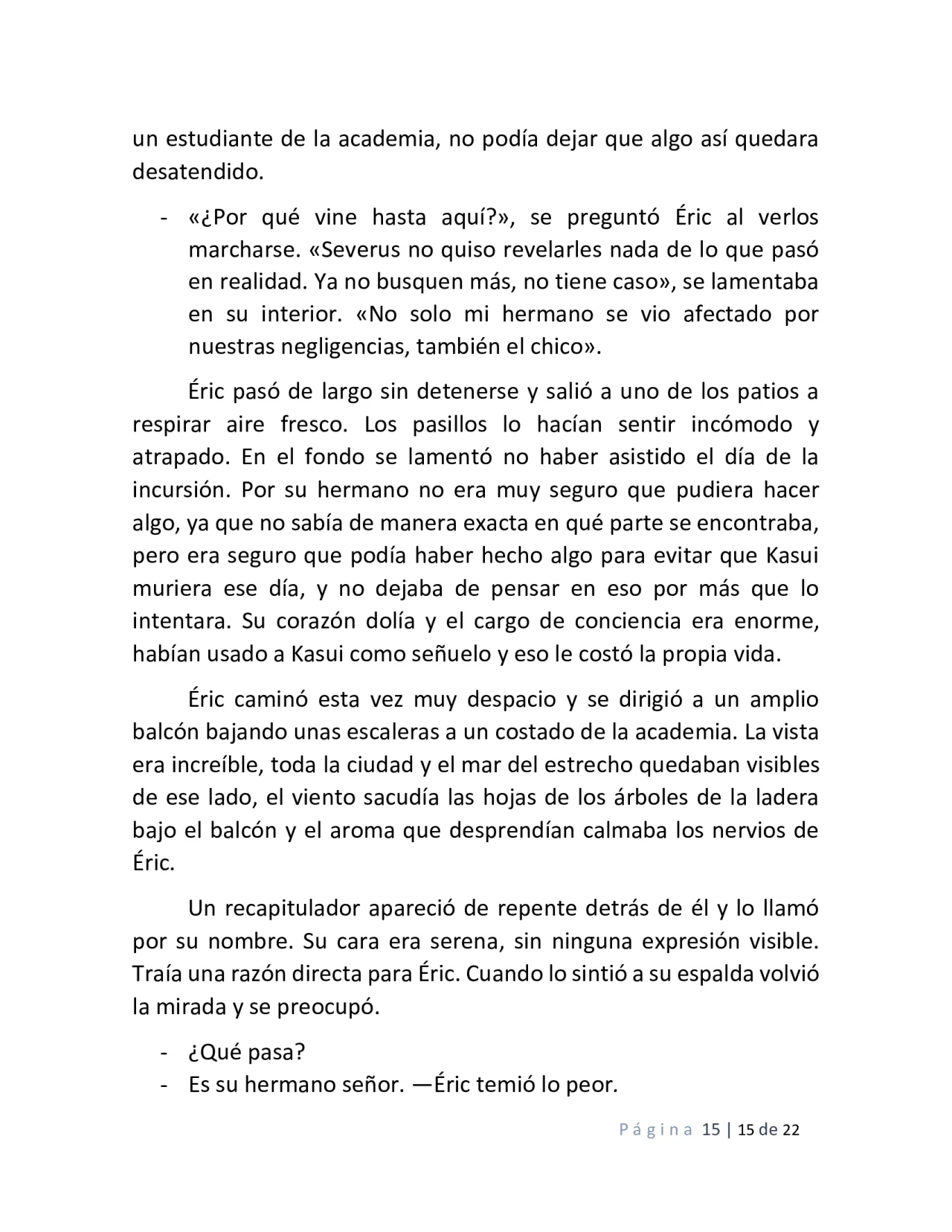 Página 15 del Manga