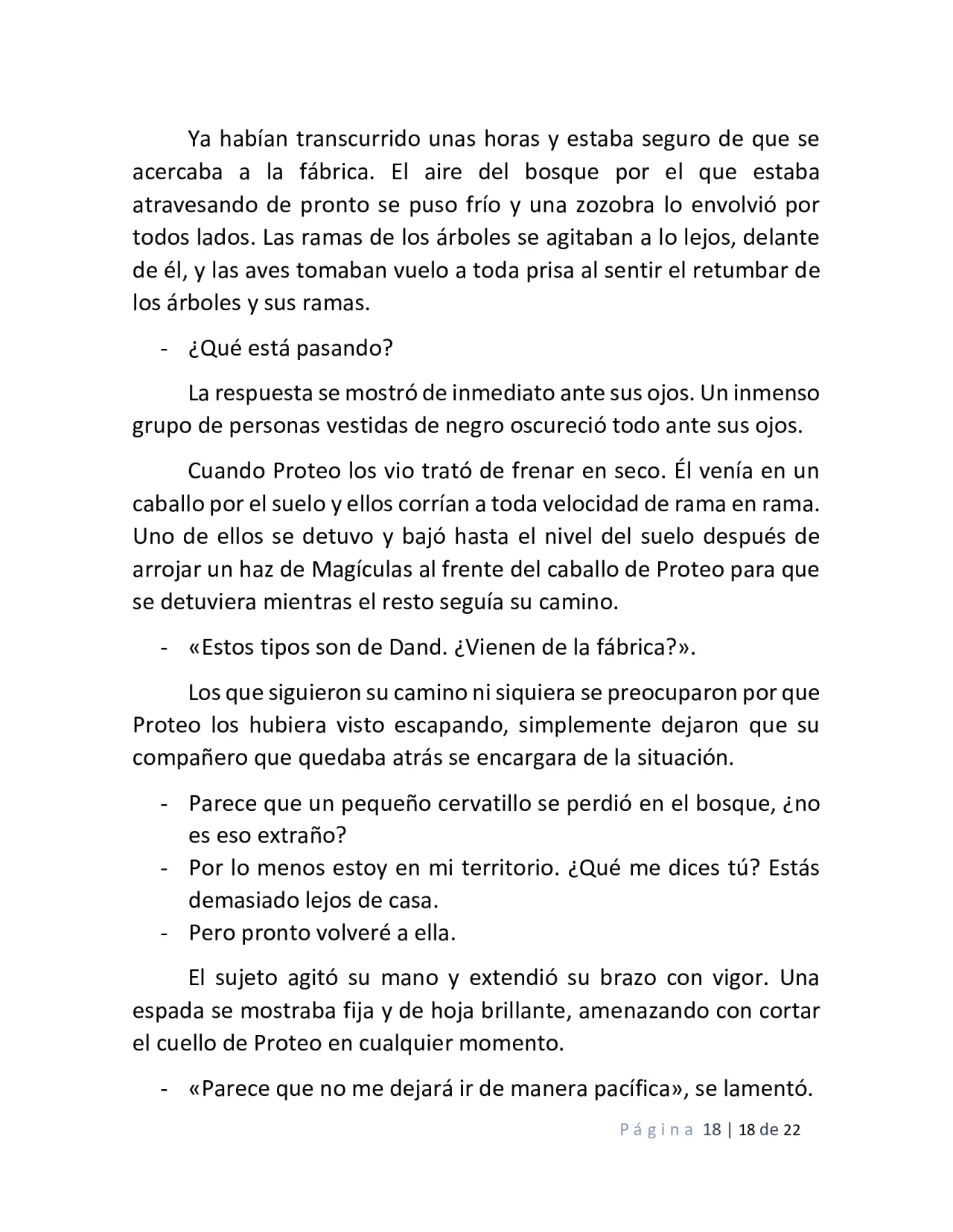 Página 18 del Manga