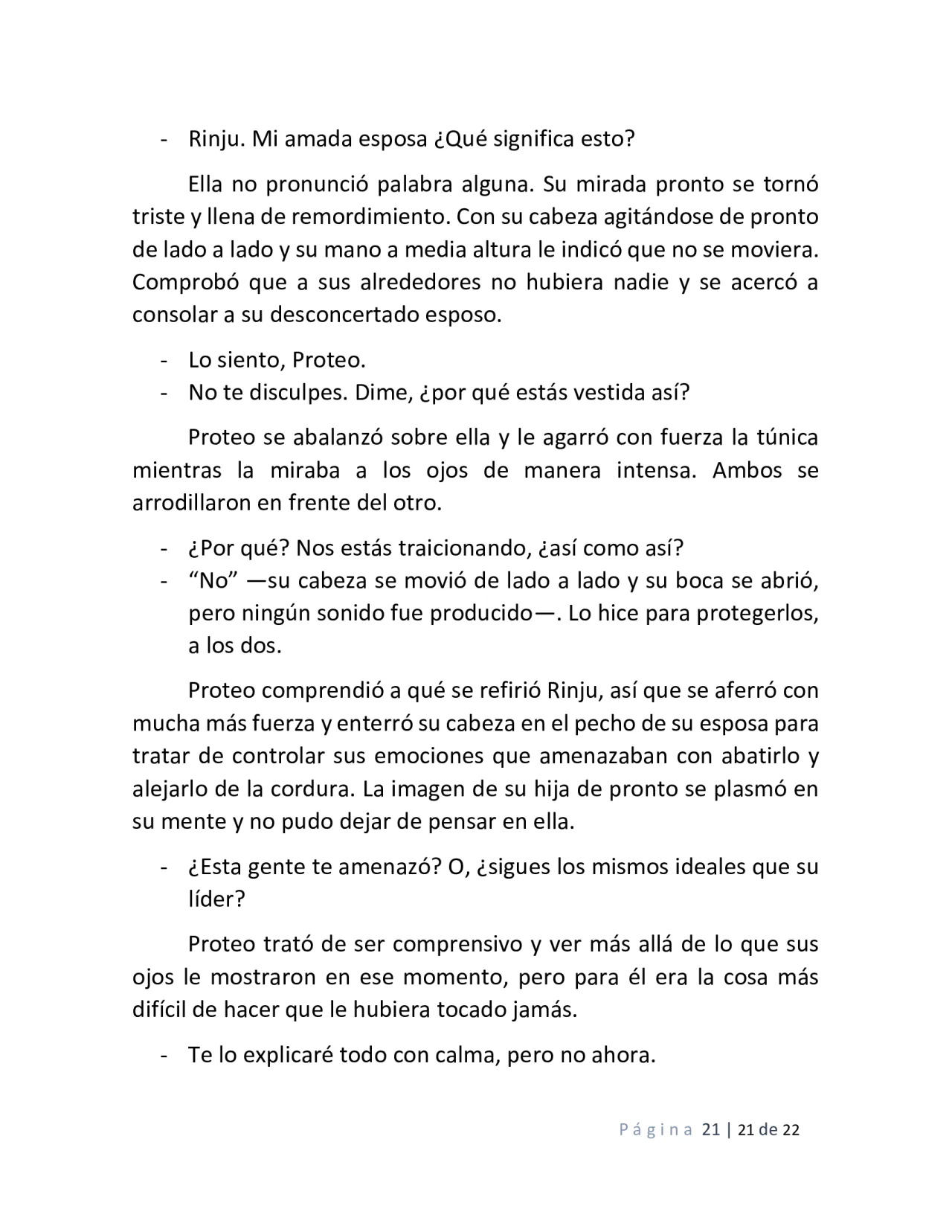 Página 21 del Manga