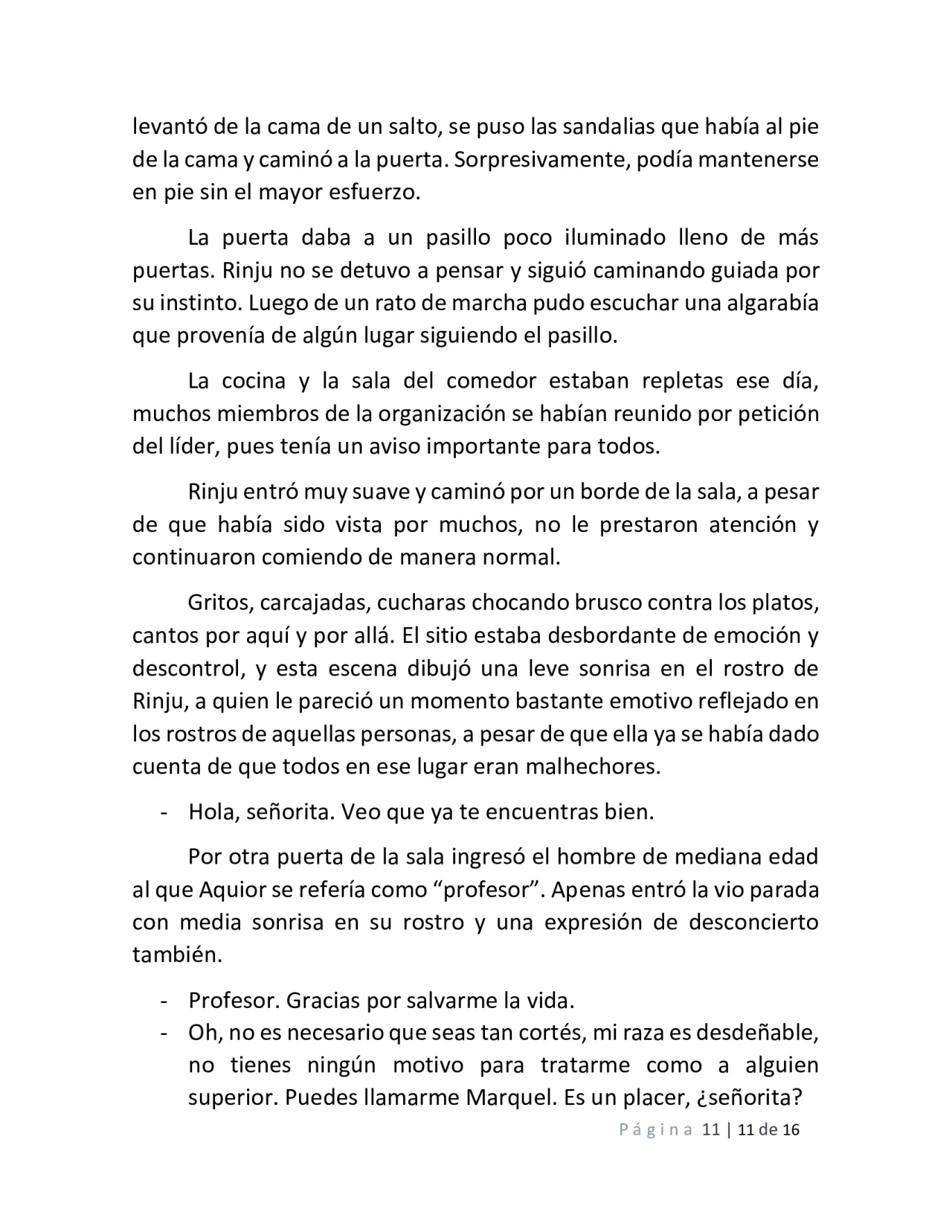 Página 11 del Manga