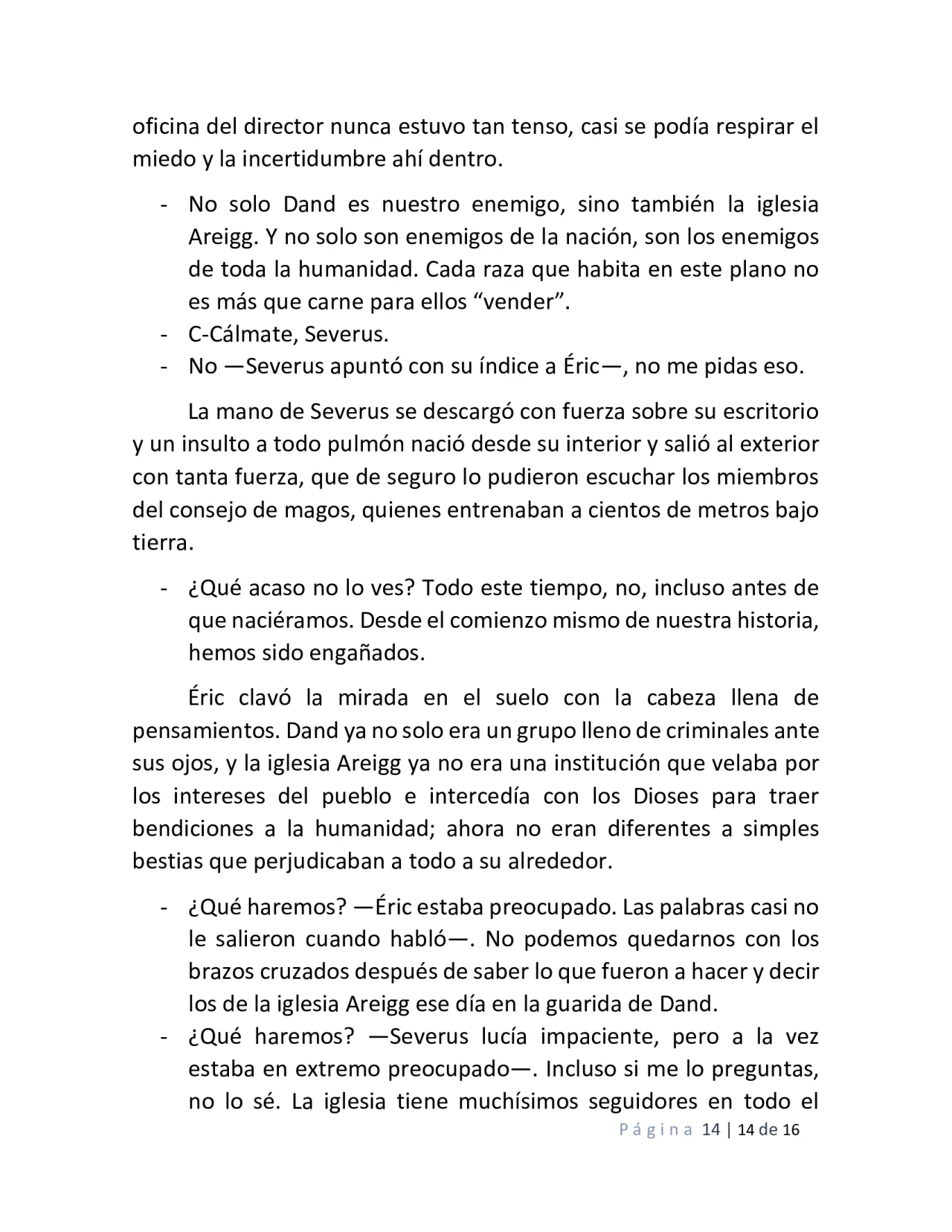 Página 14 del Manga