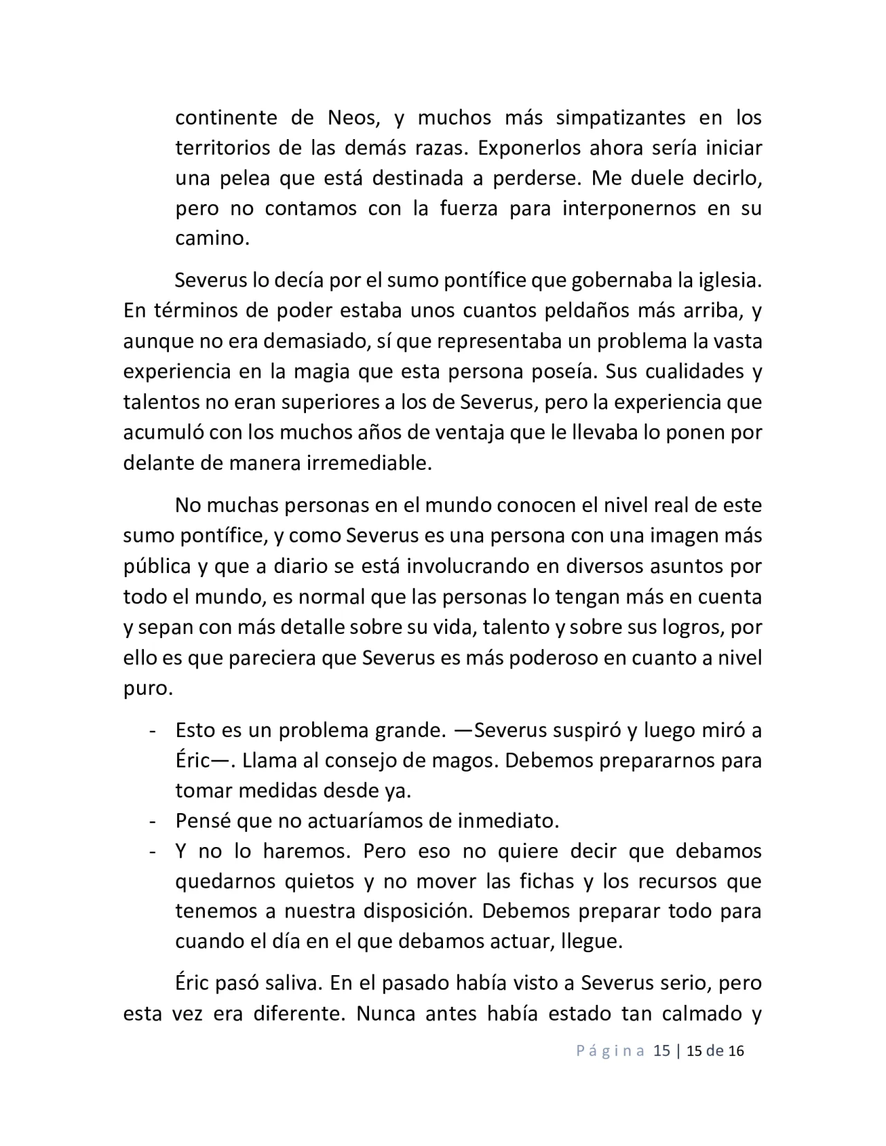 Página 15 del Manga