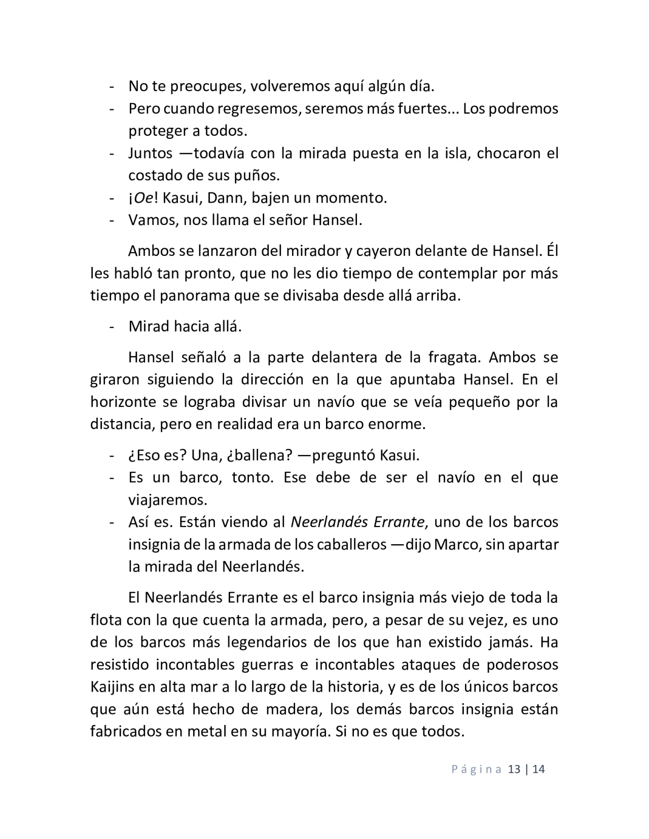 Página 13 del Manga