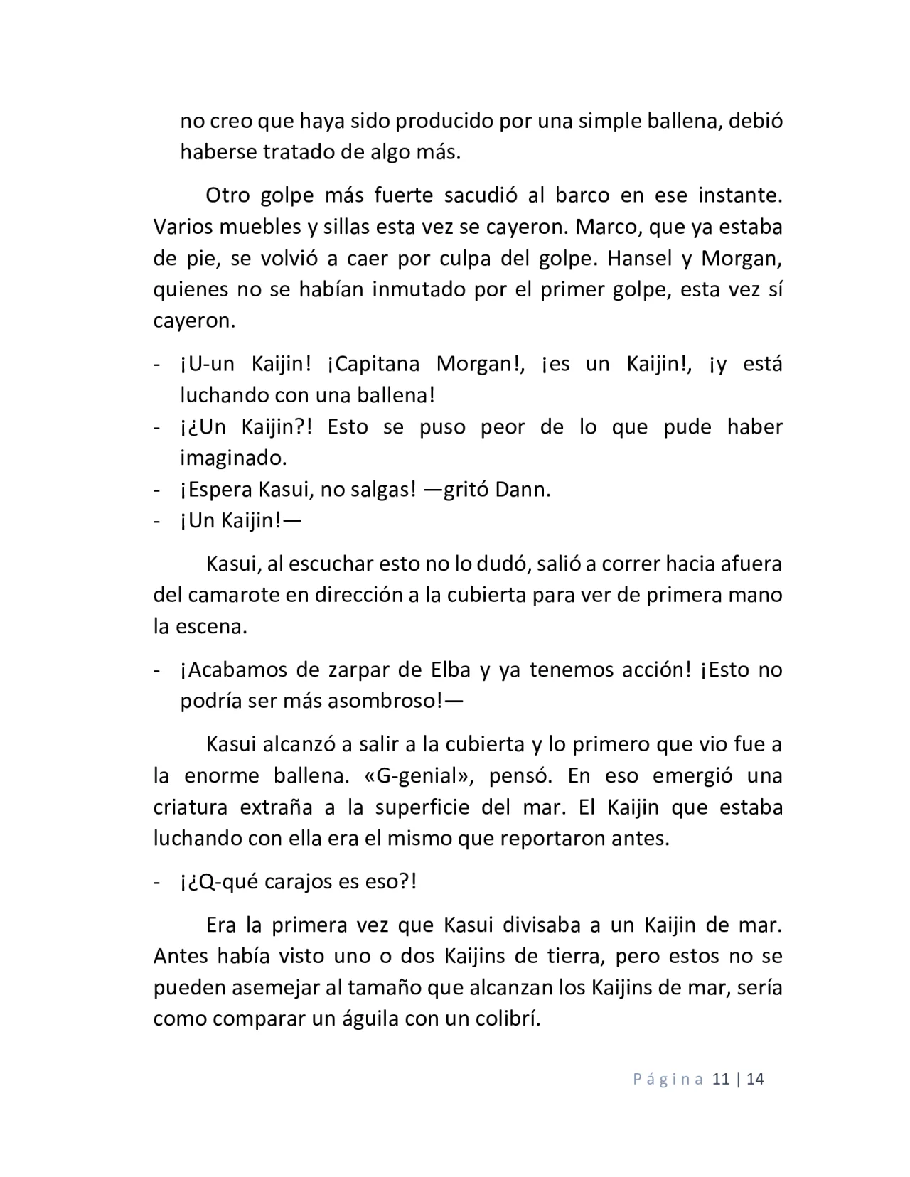 Página 11 del Manga