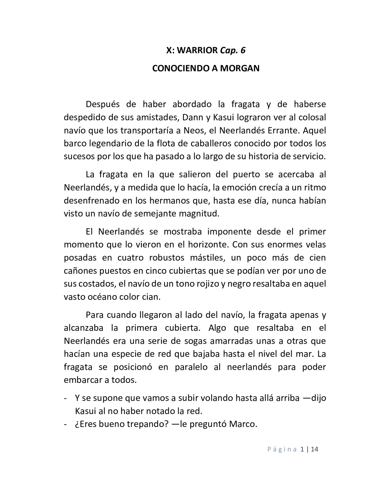 Página 15 del Manga