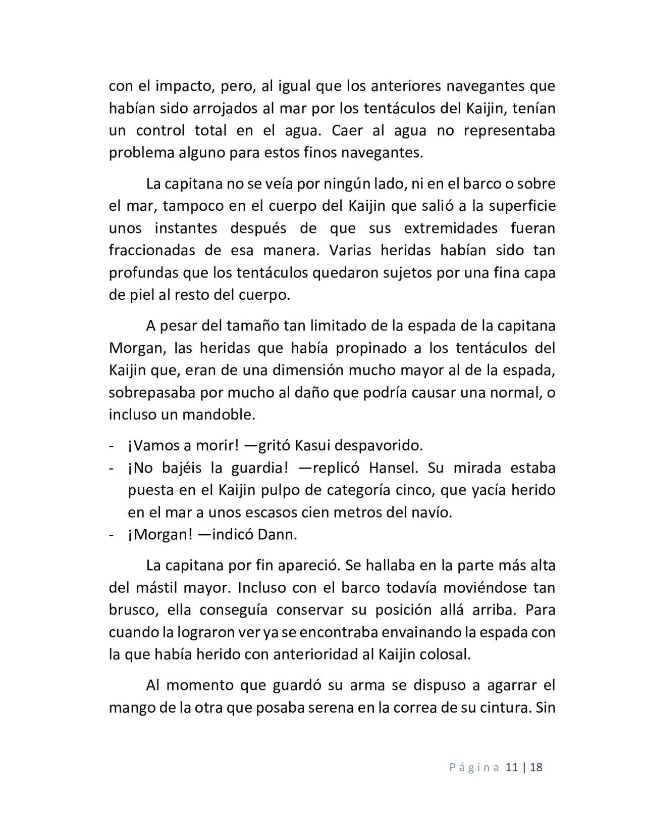 Página 11 del Manga