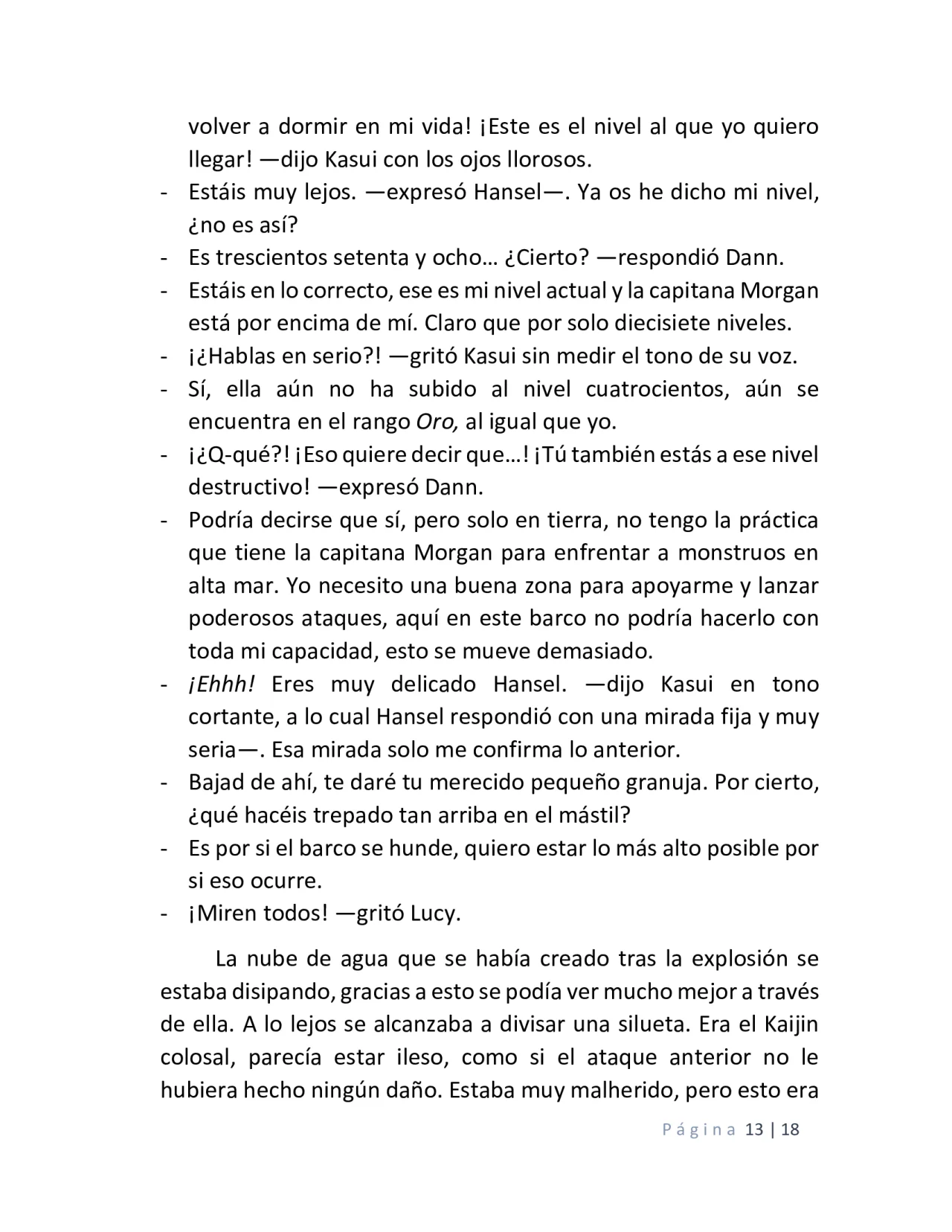Página 13 del Manga