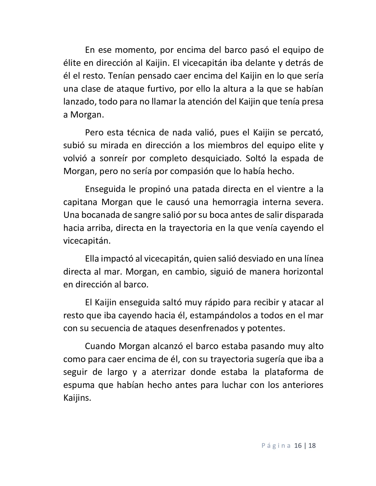 Página 16 del Manga