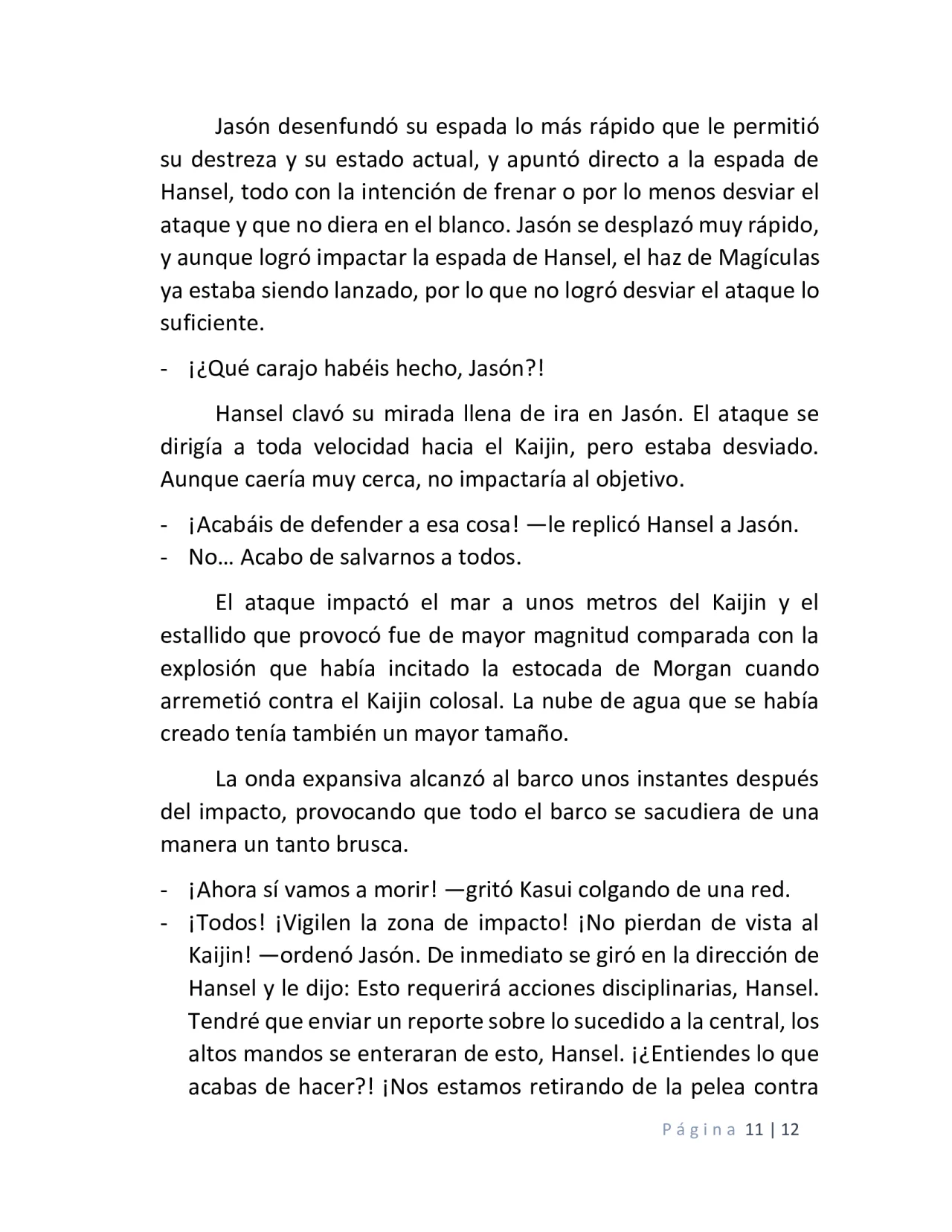 Página 11 del Manga