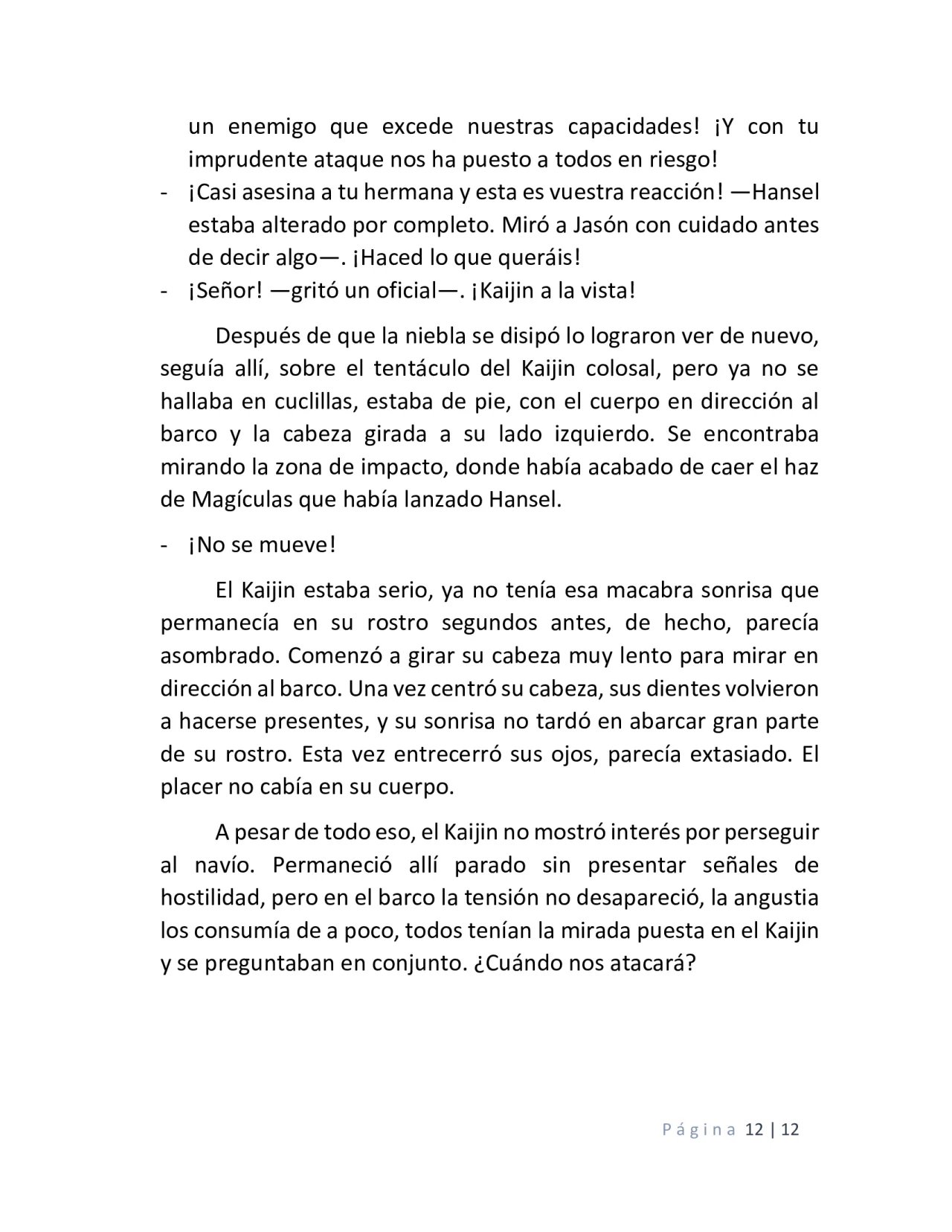 Página 12 del Manga