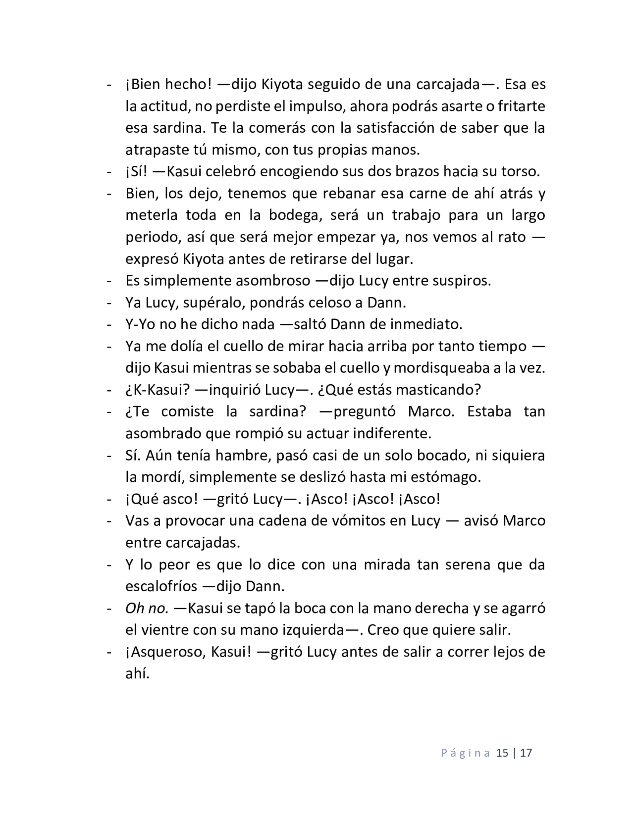 Página 15 del Manga