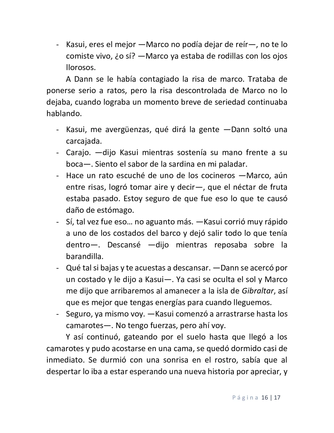 Página 16 del Manga