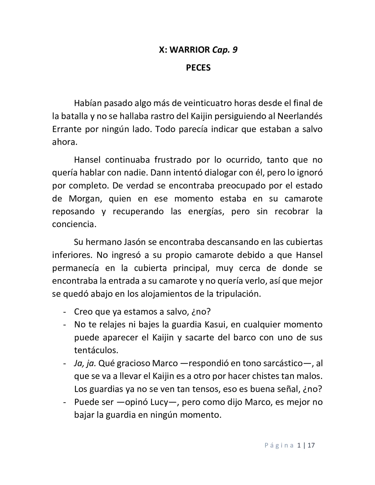 Página 18 del Manga