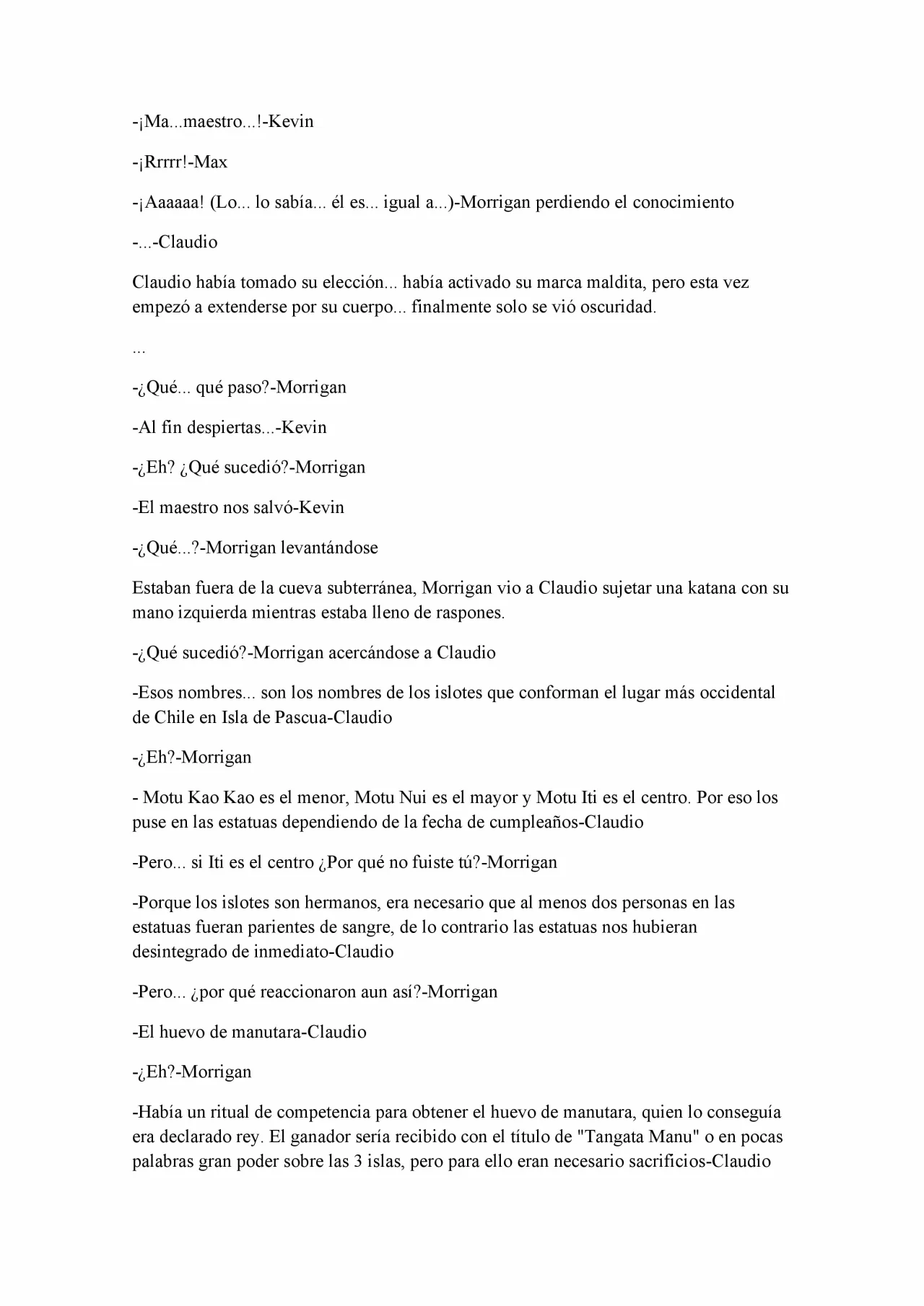 Página 17 del Manga