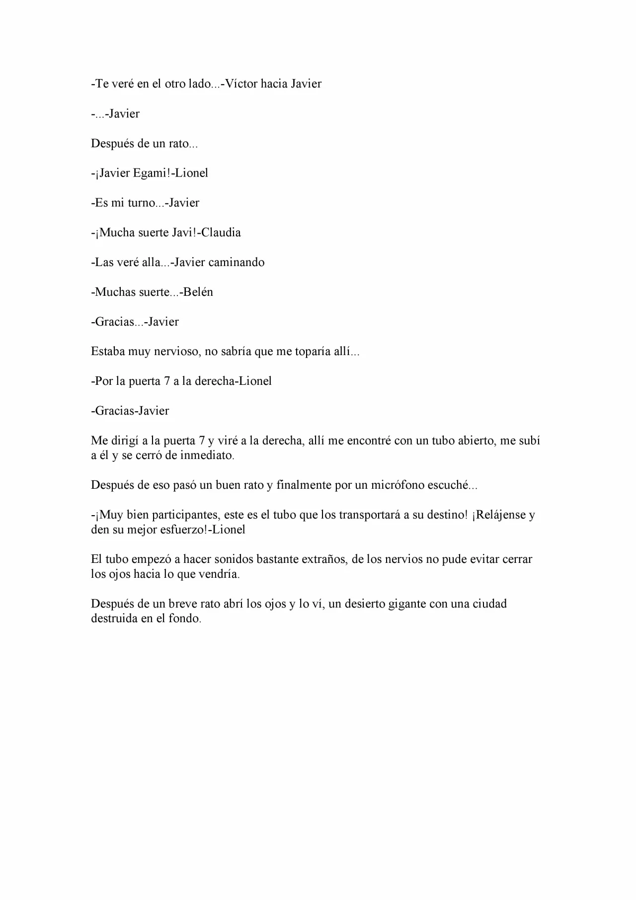 Página 28 del Manga