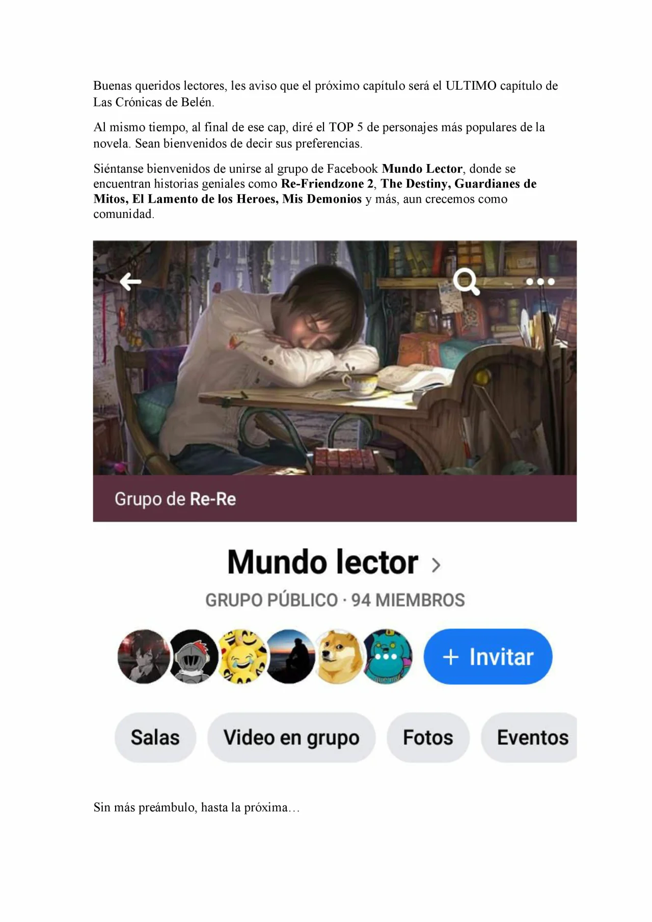 Página 29 del Manga