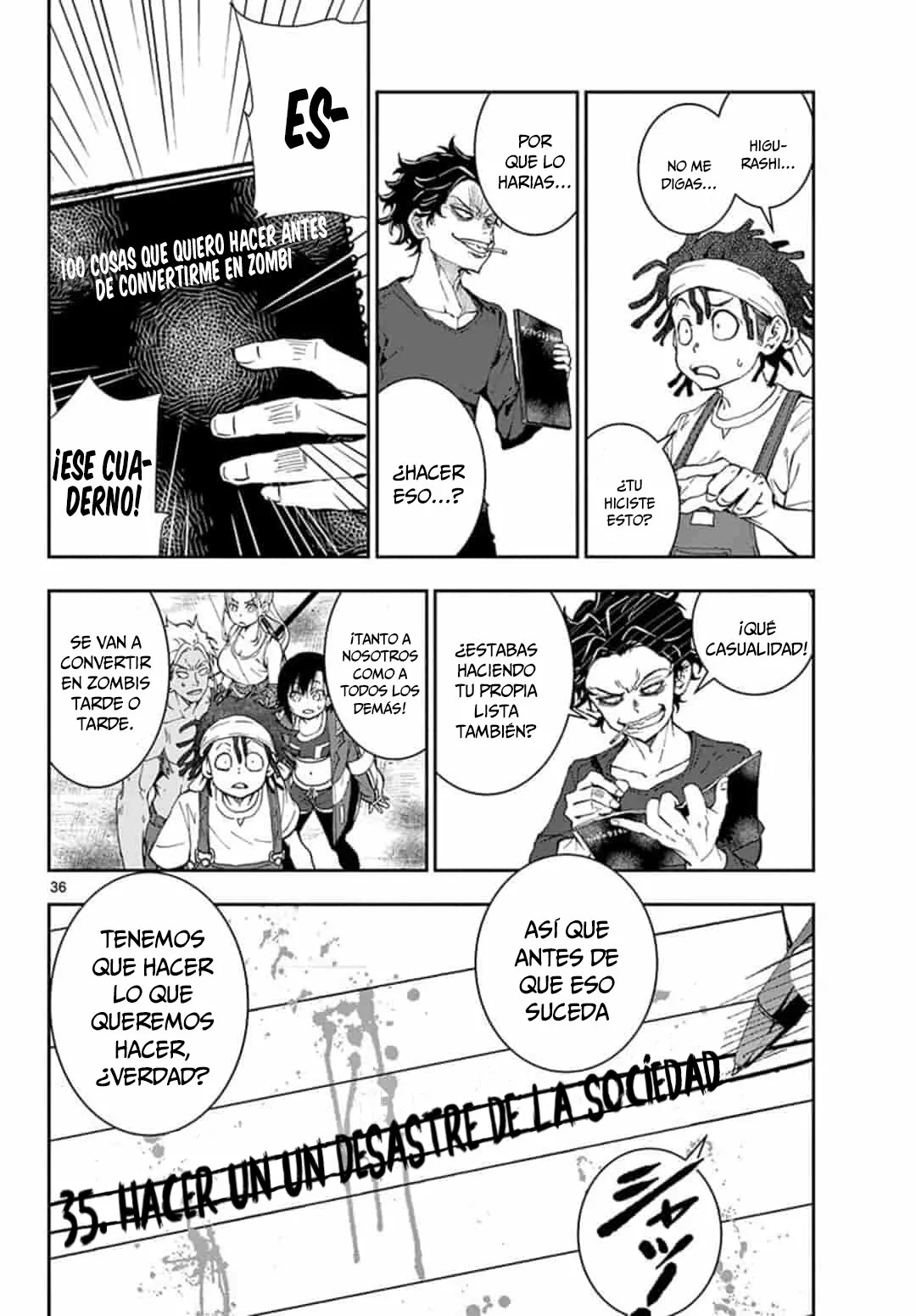 Página 33 del Manga
