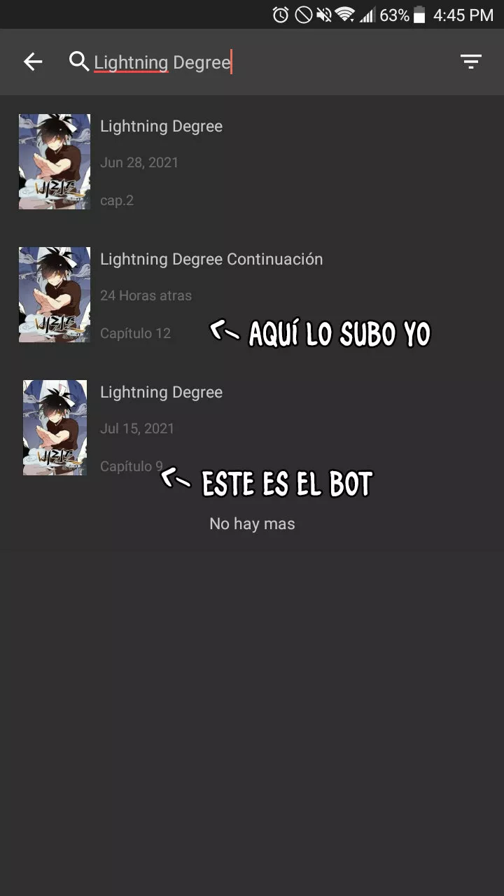 Página 17 del Manga