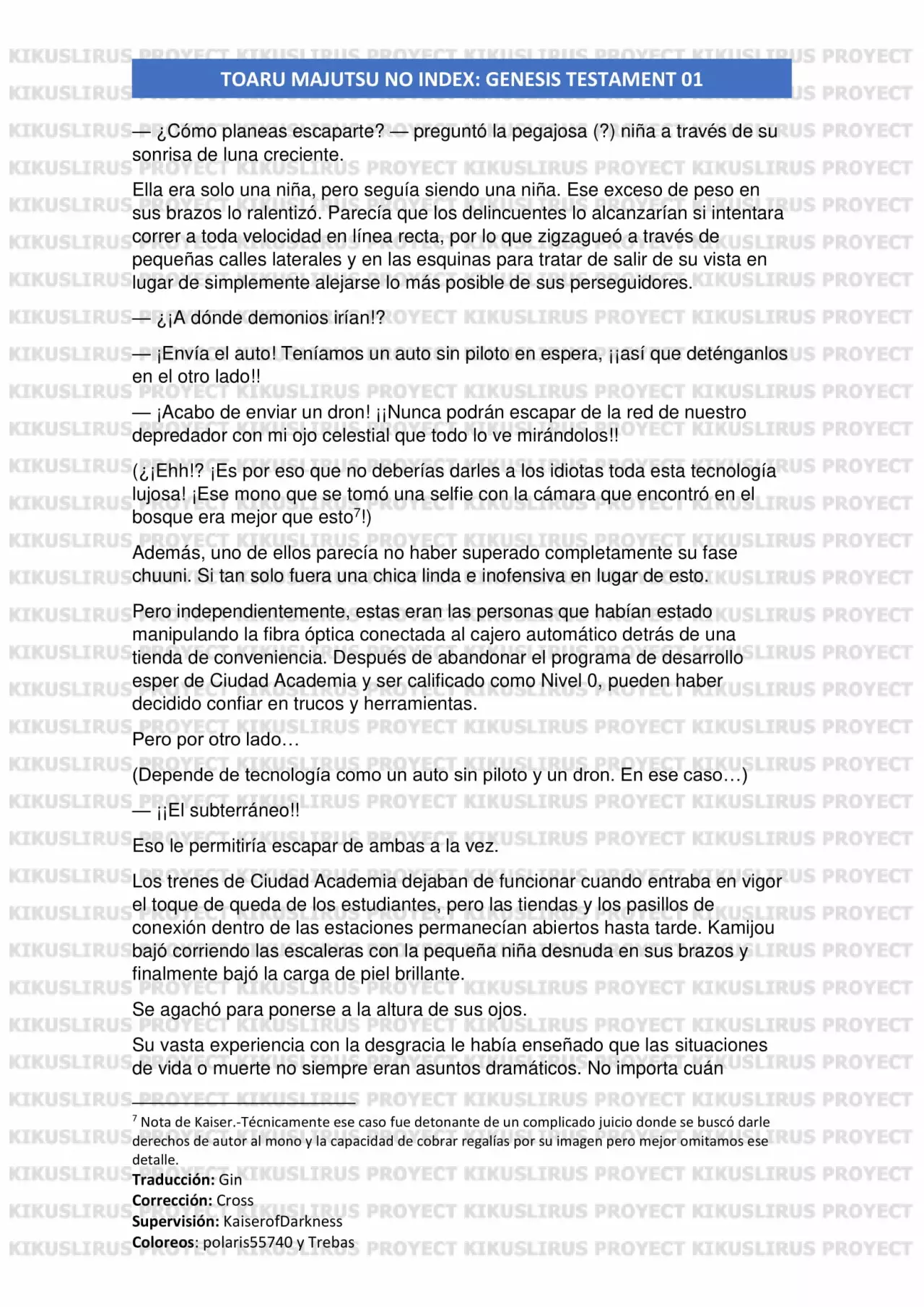 Página 15 del Manga