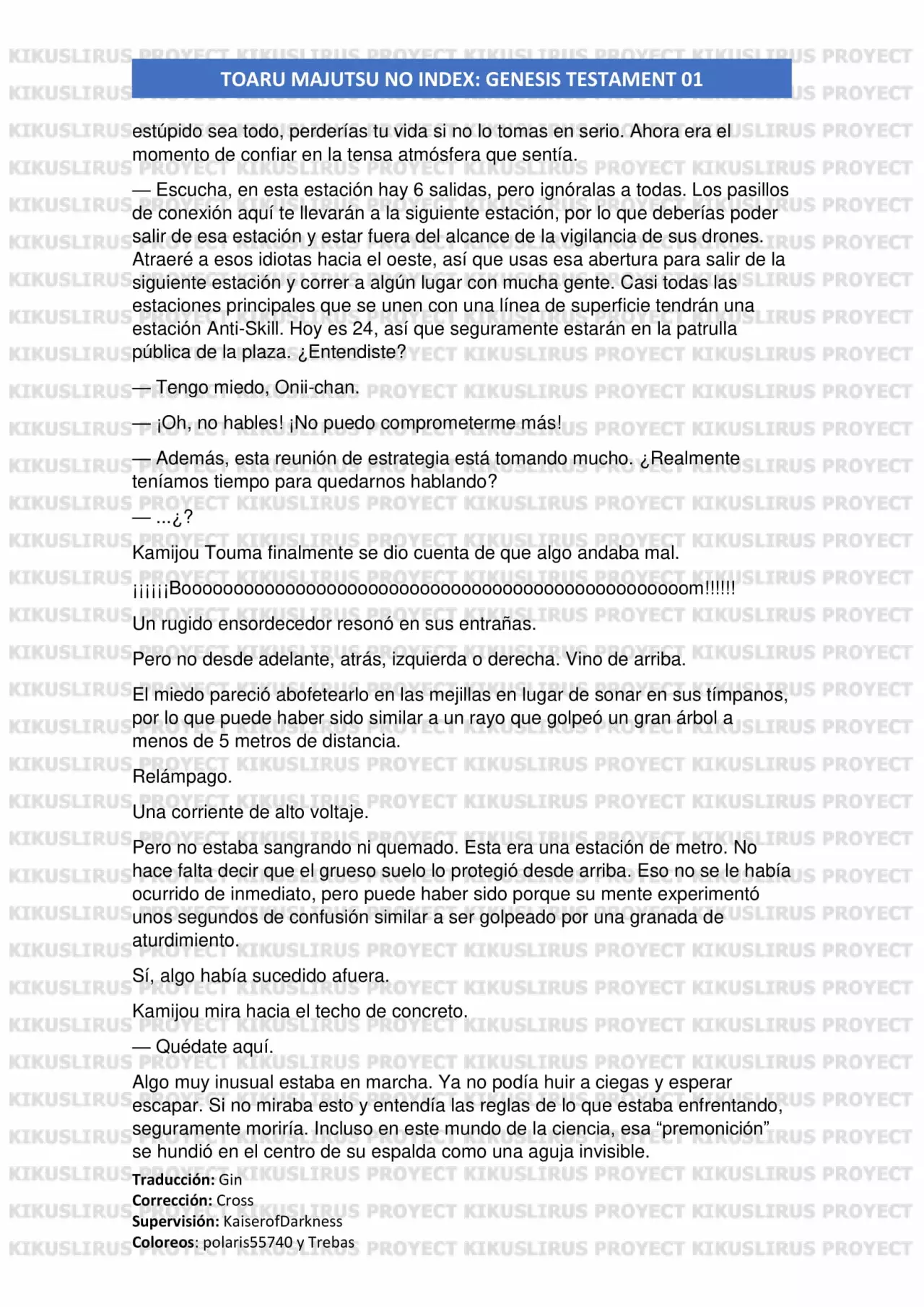 Página 16 del Manga