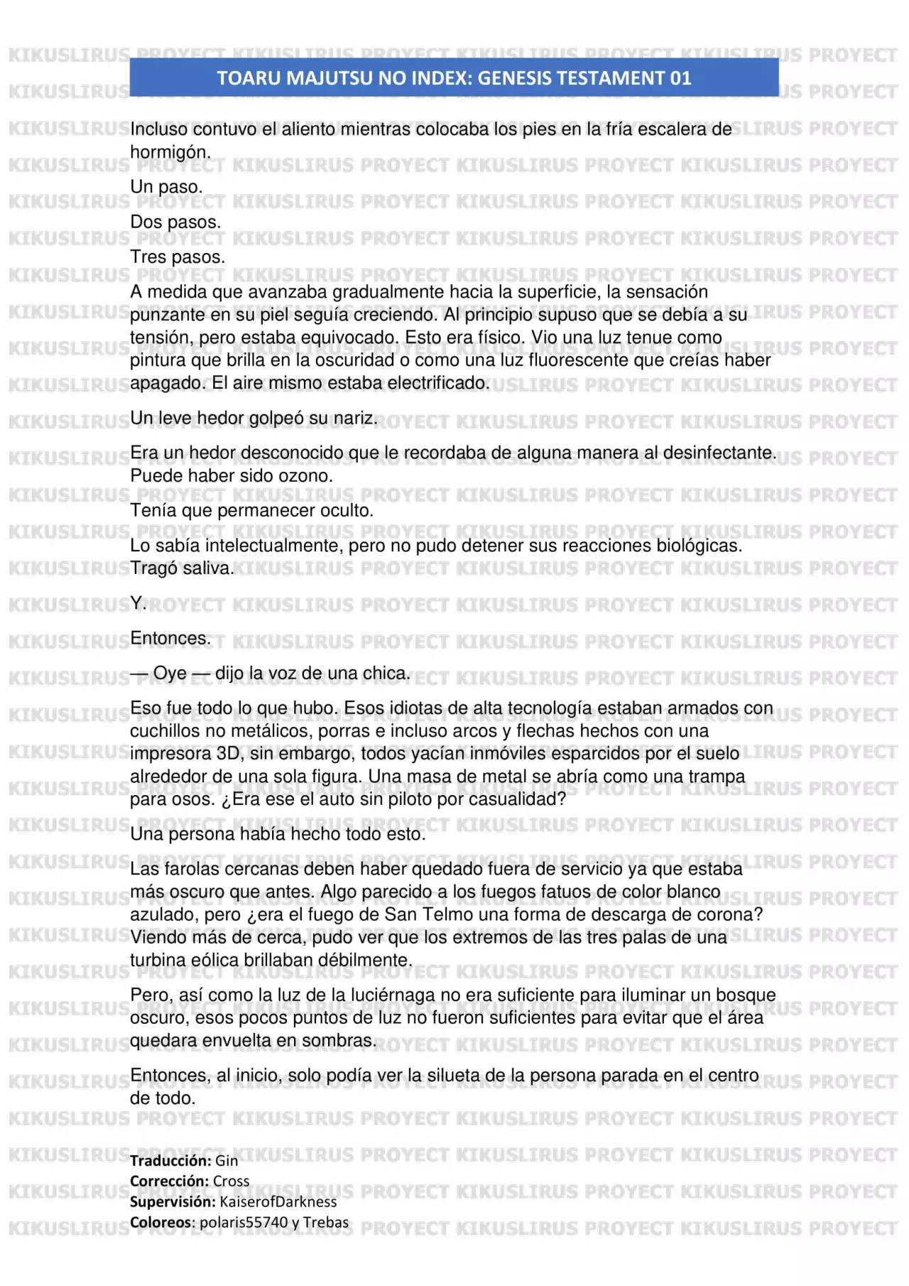 Página 17 del Manga