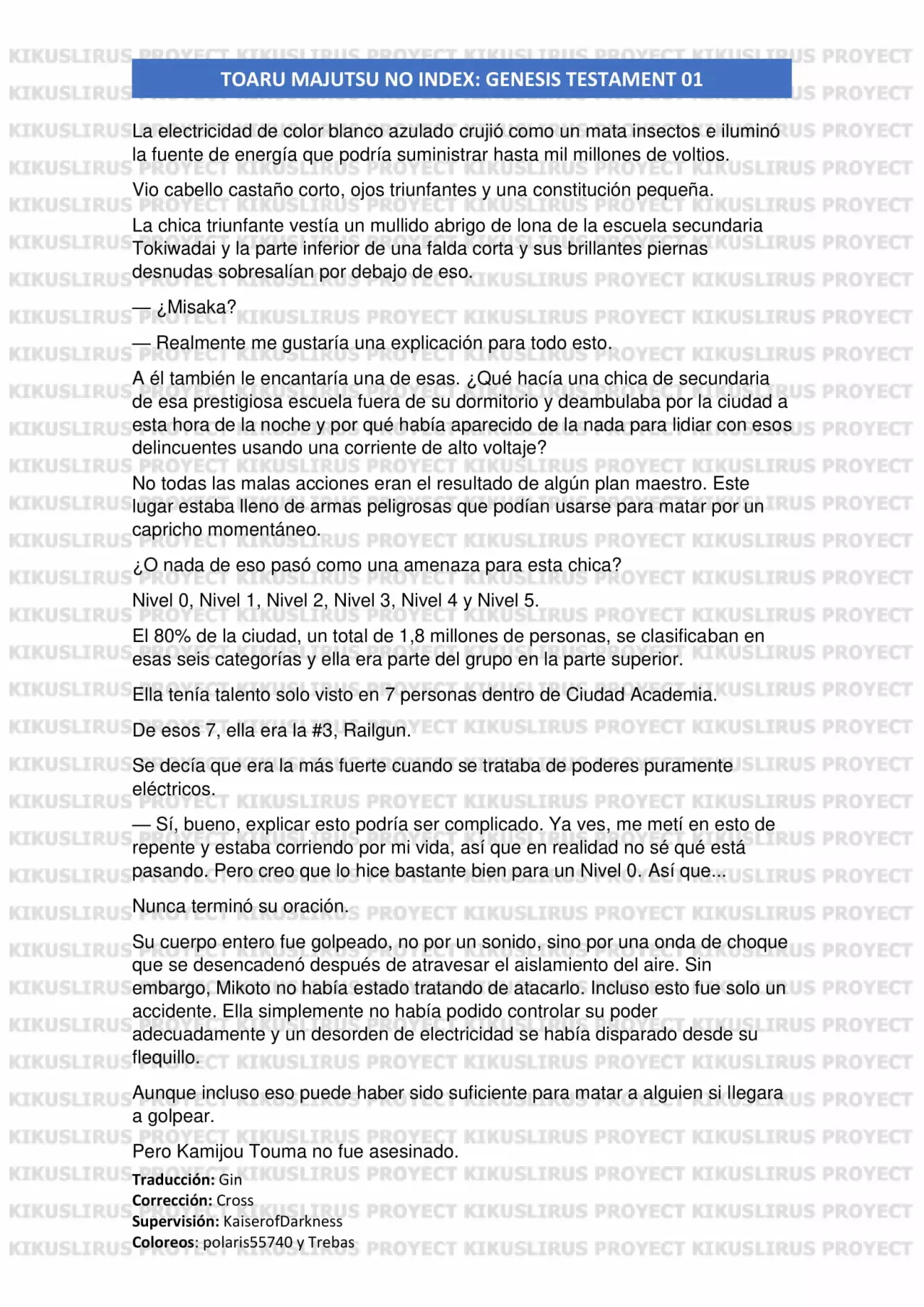 Página 18 del Manga