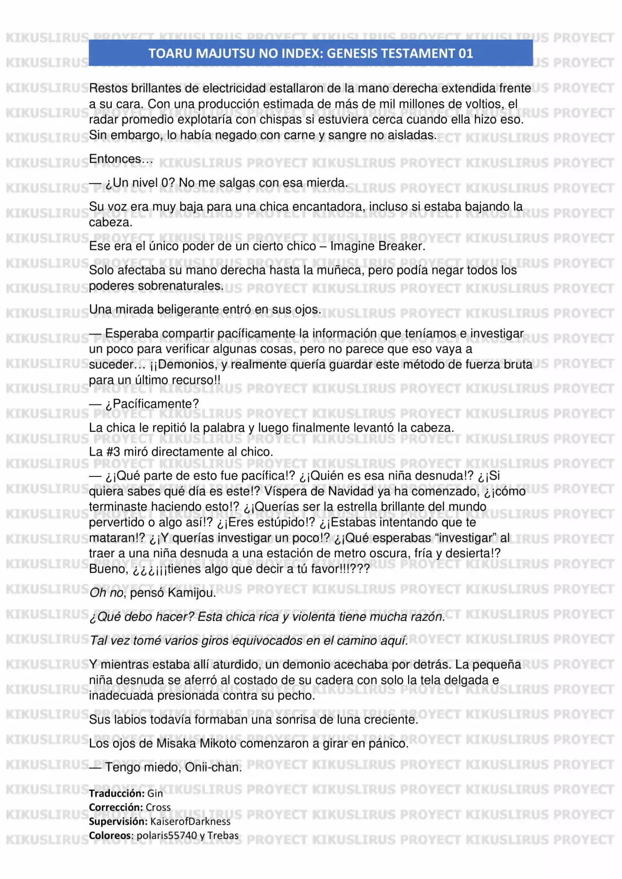 Página 20 del Manga