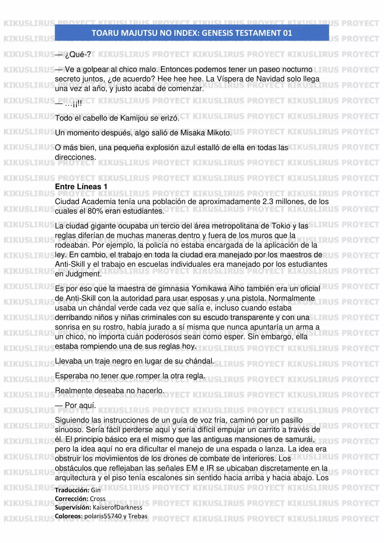 Página 21 del Manga