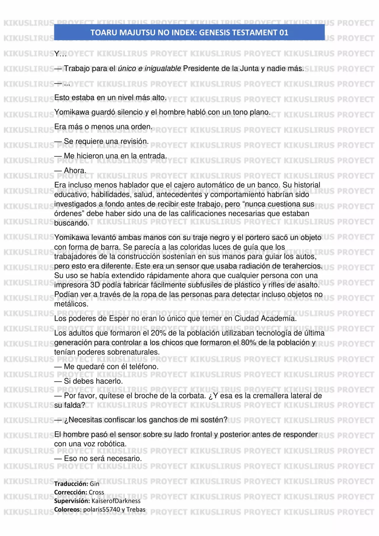 Página 23 del Manga