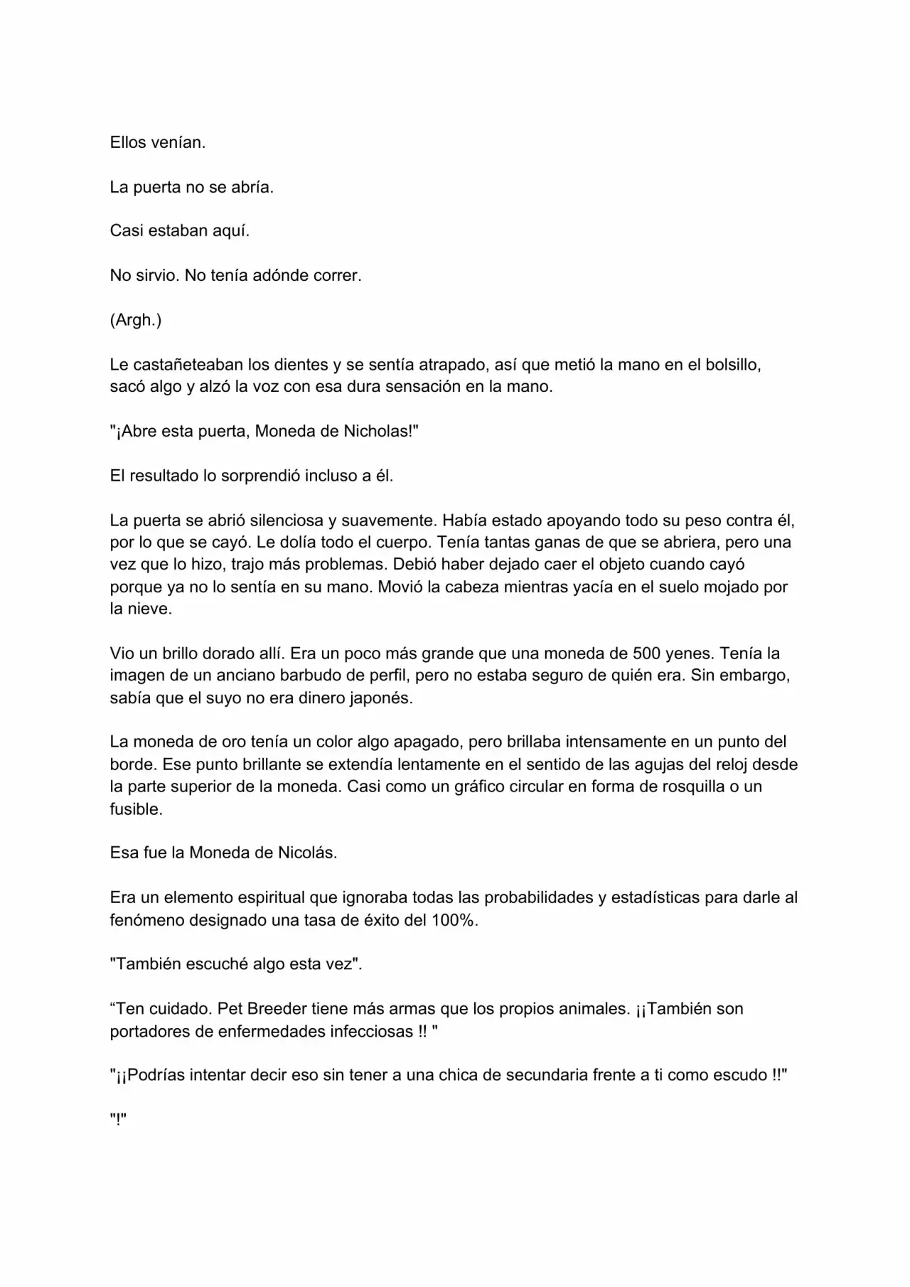 Página 22 del Manga