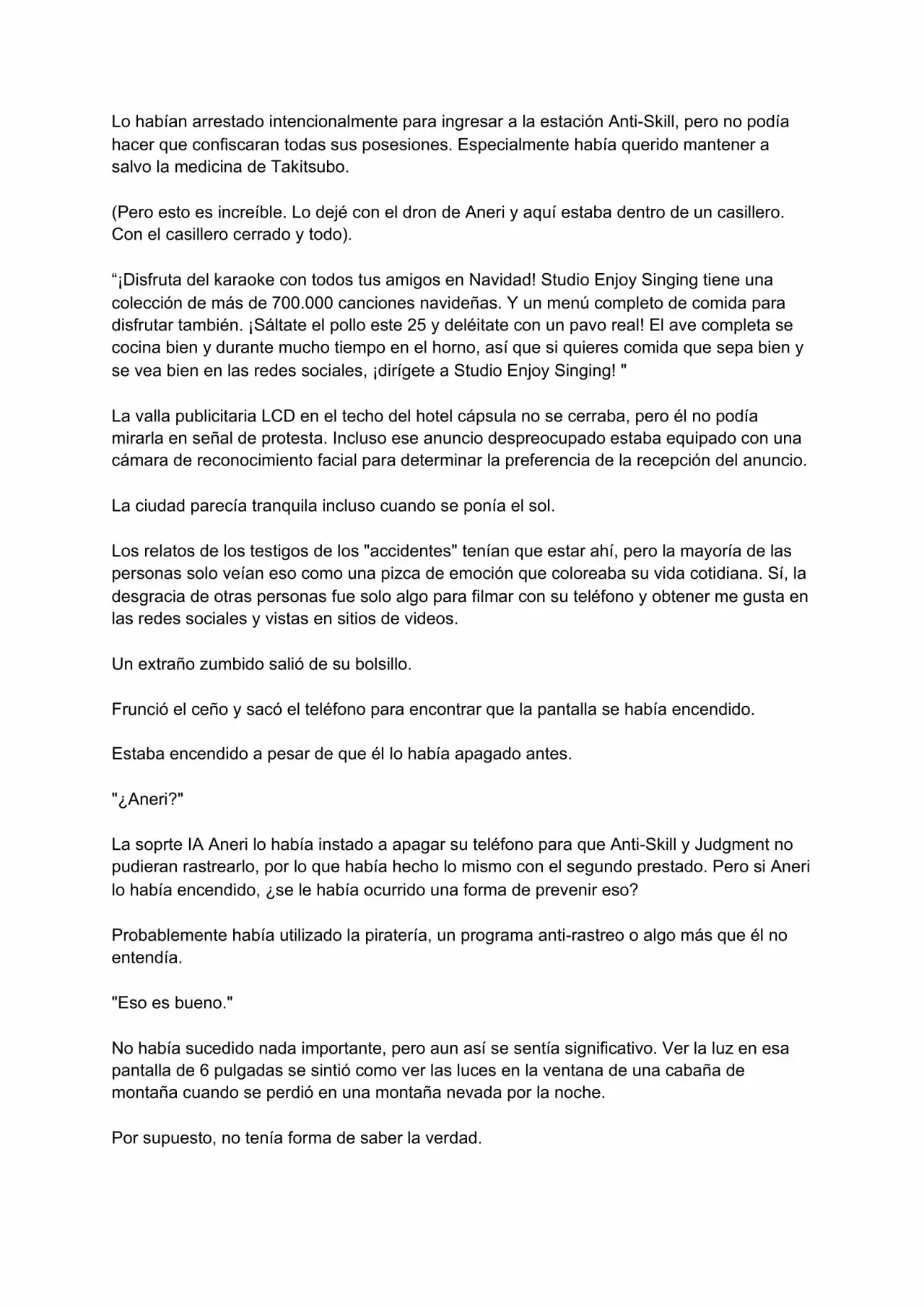 Página 17 del Manga