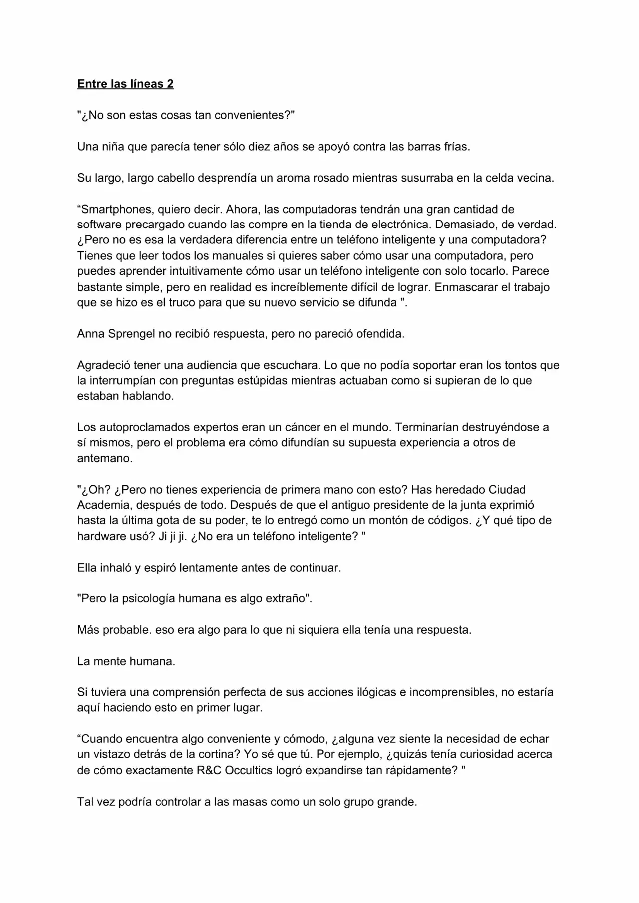 Página 64 del Manga