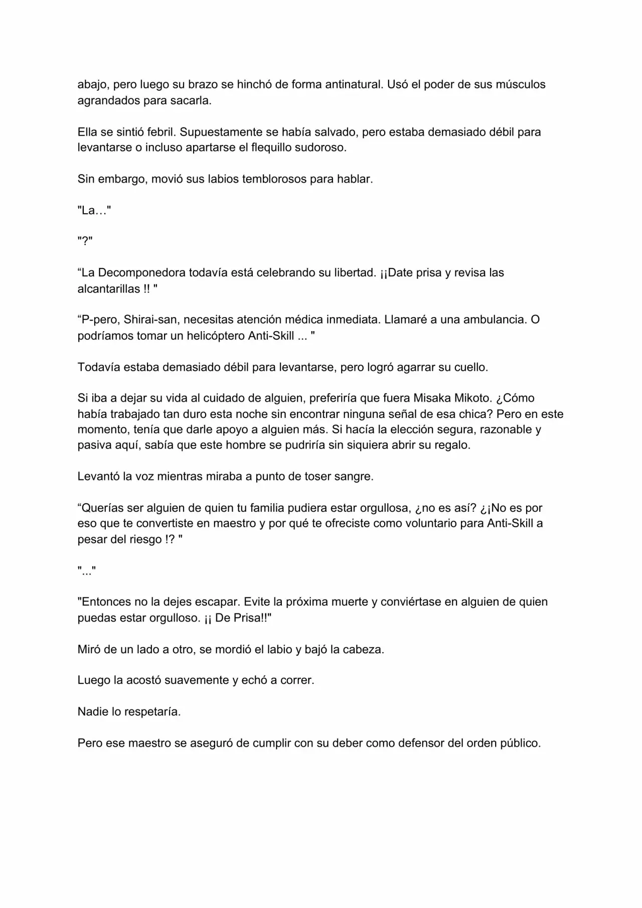 Página 45 del Manga