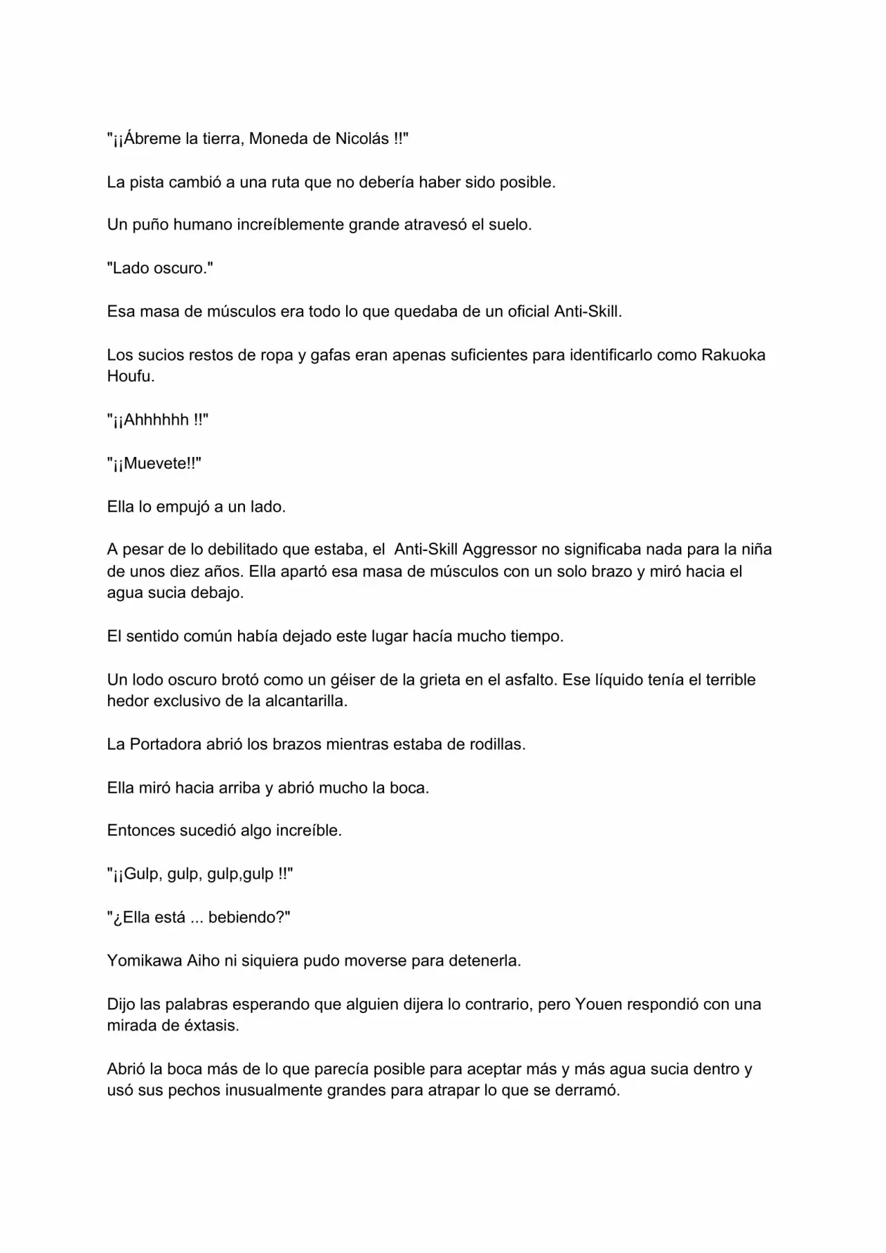 Página 72 del Manga