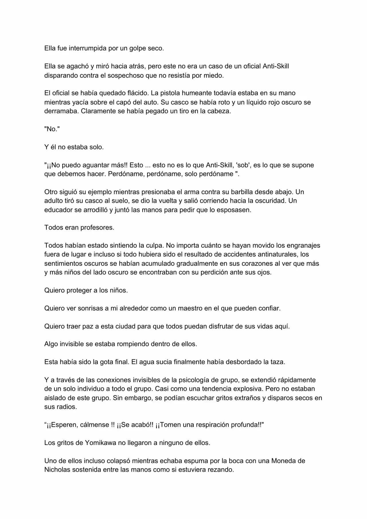 Página 75 del Manga