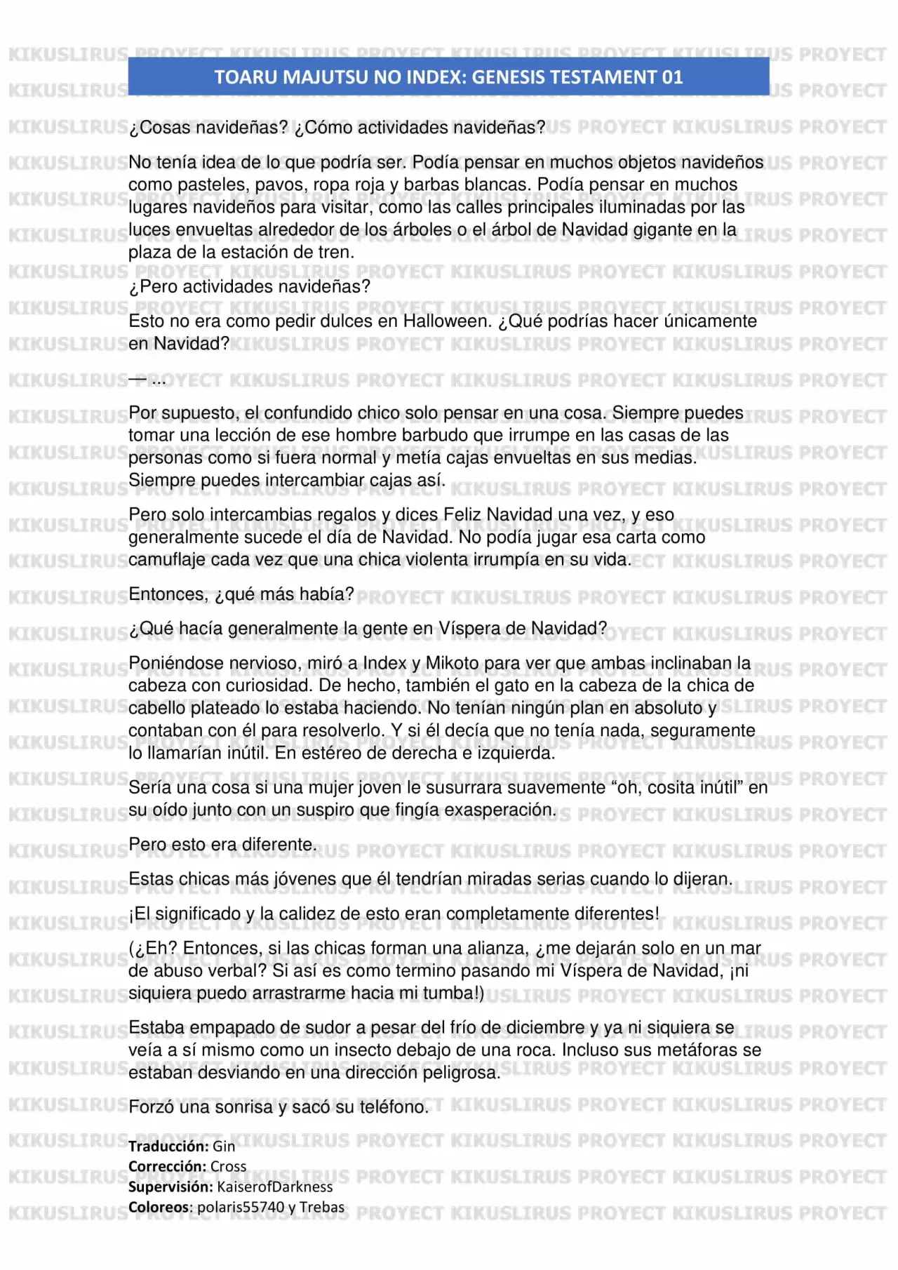 Página 17 del Manga