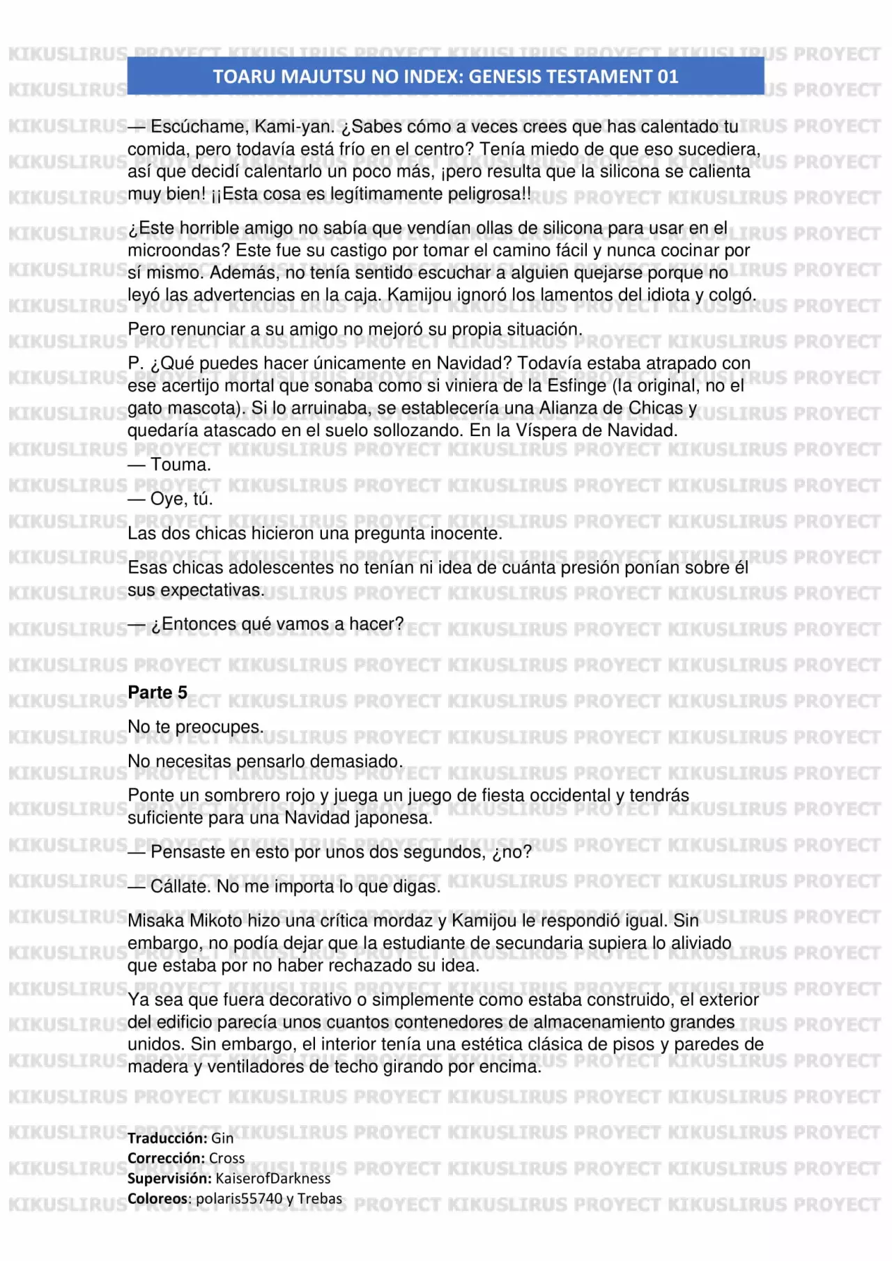 Página 19 del Manga