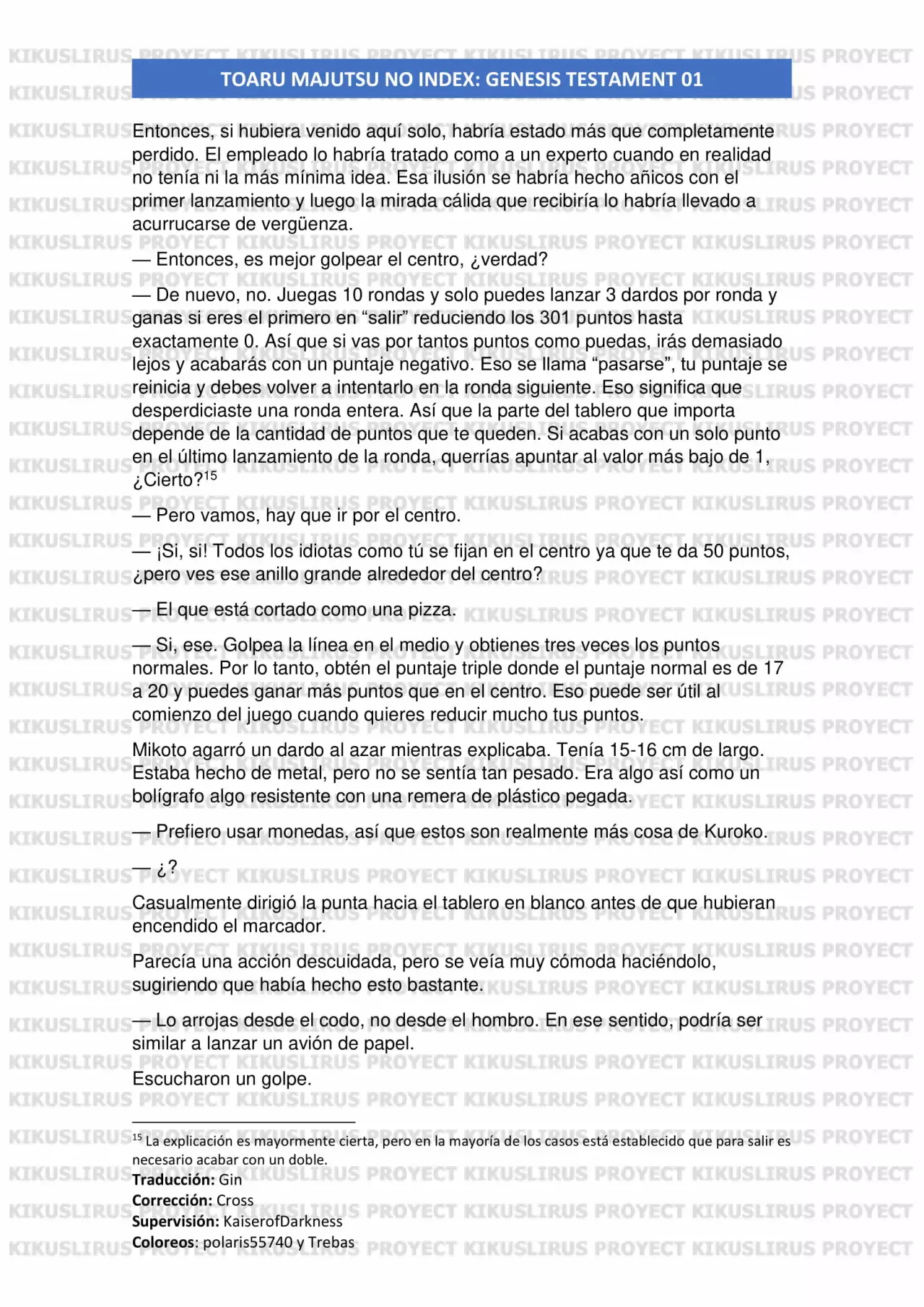 Página 21 del Manga