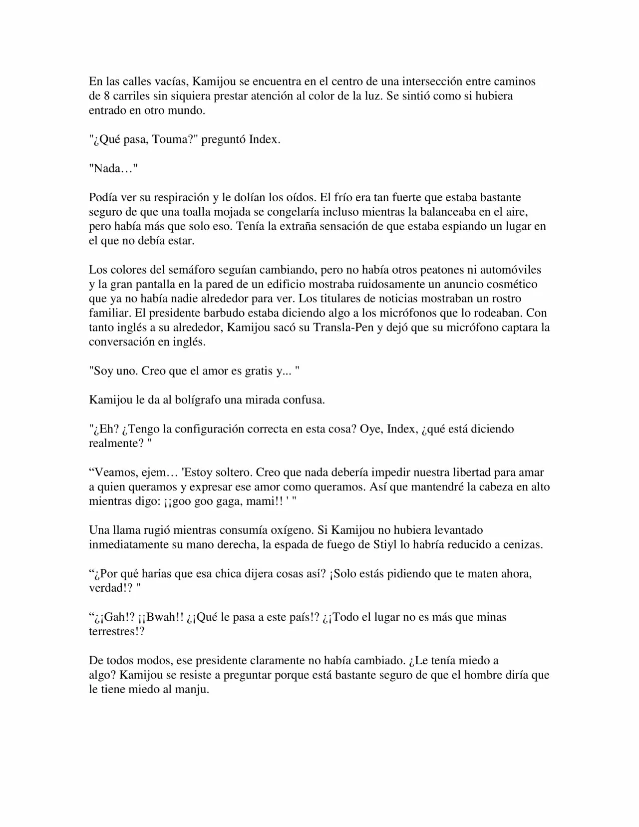 Página 20 del Manga