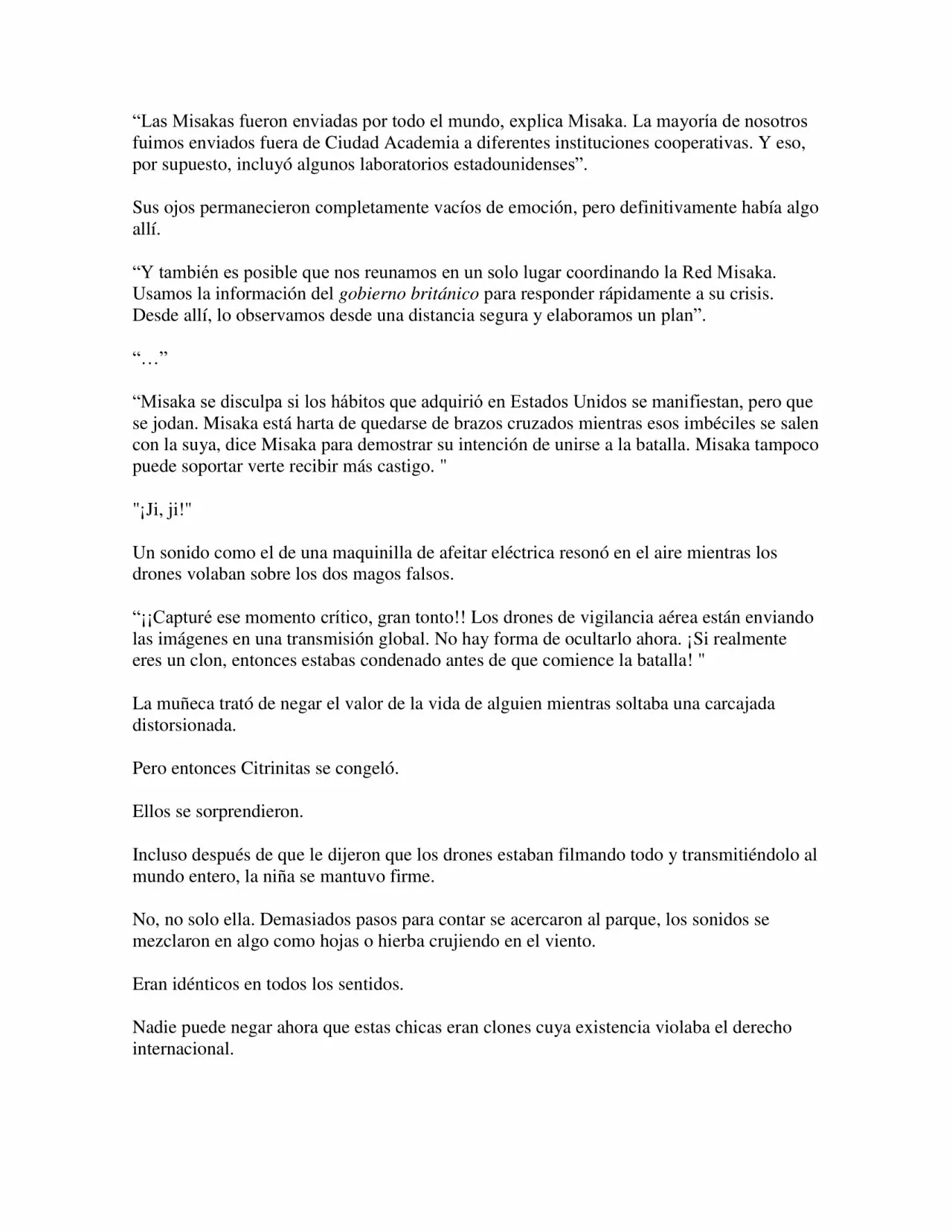 Página 70 del Manga