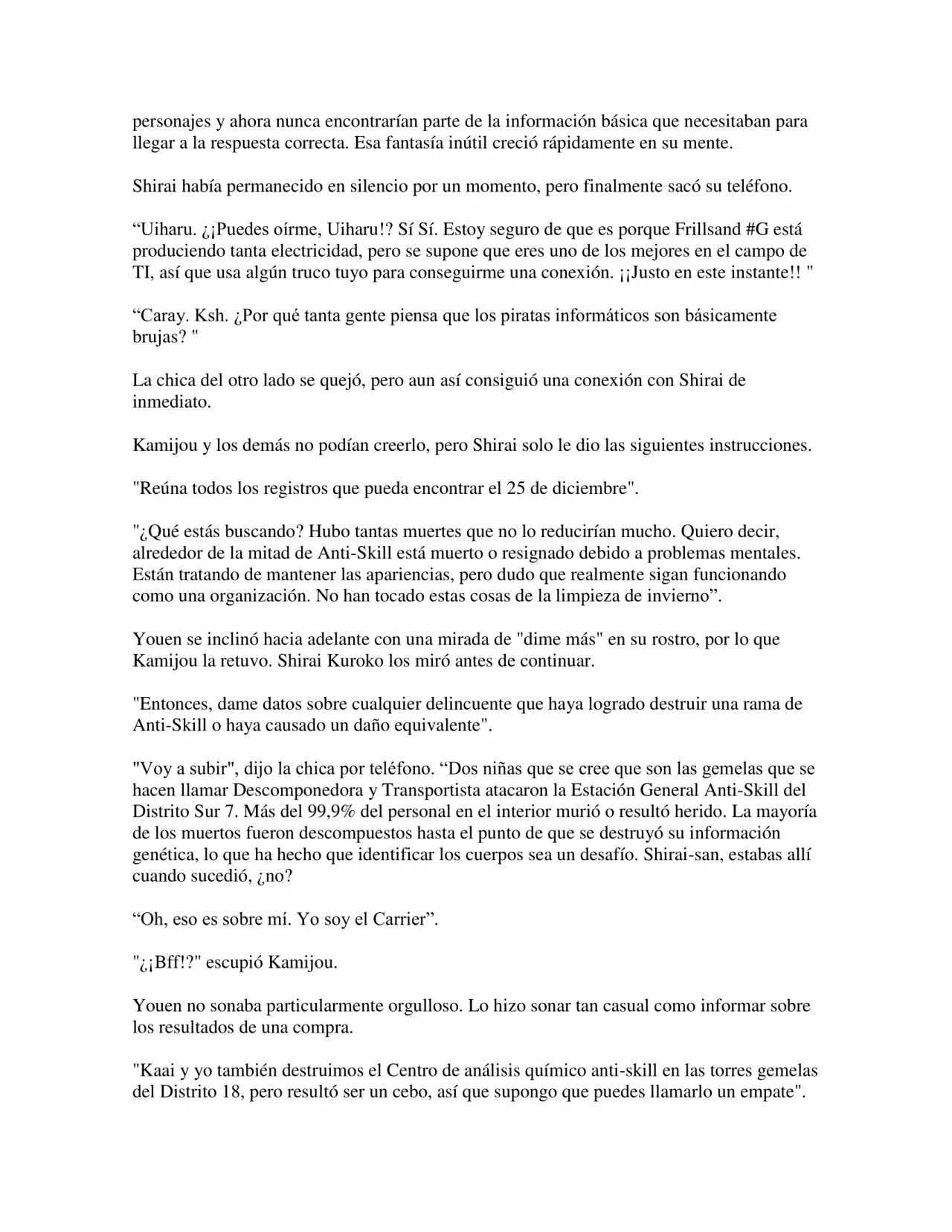 Página 45 del Manga