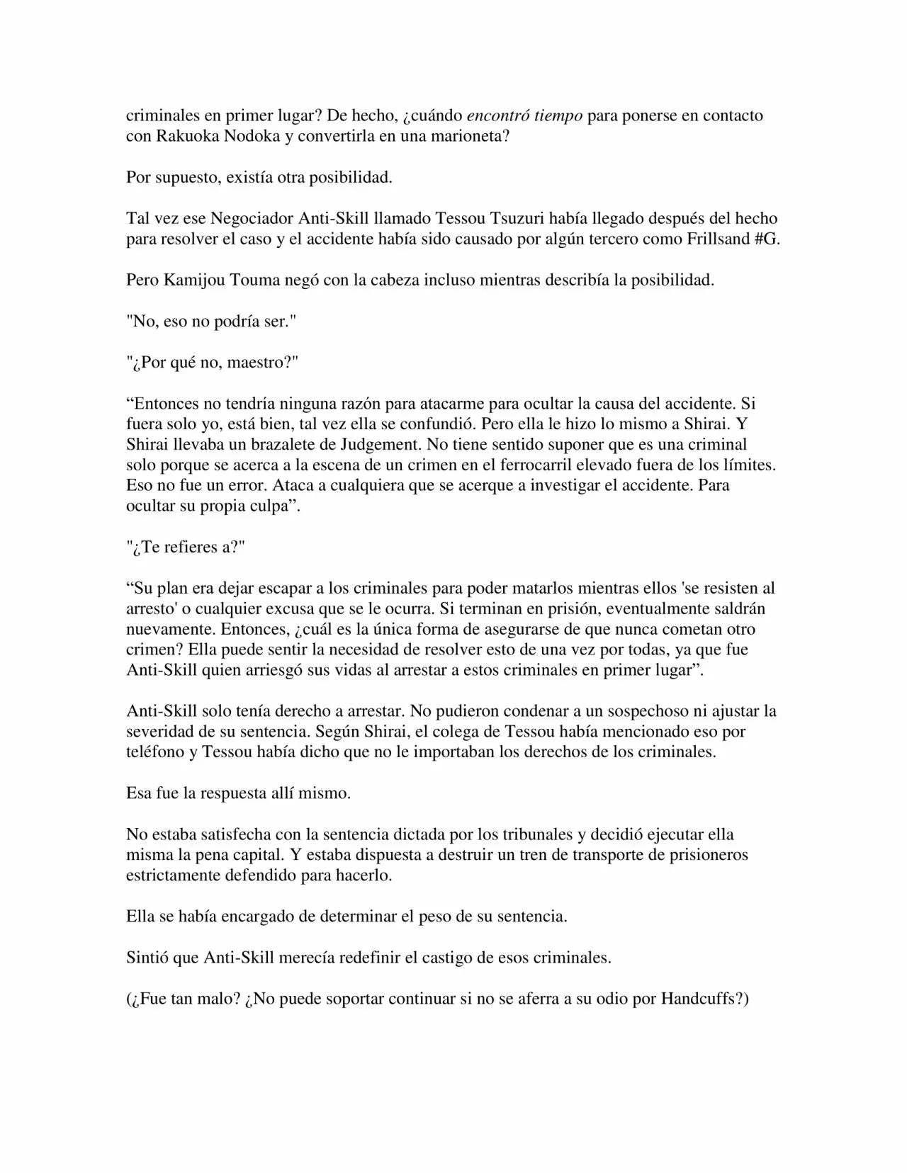 Página 33 del Manga