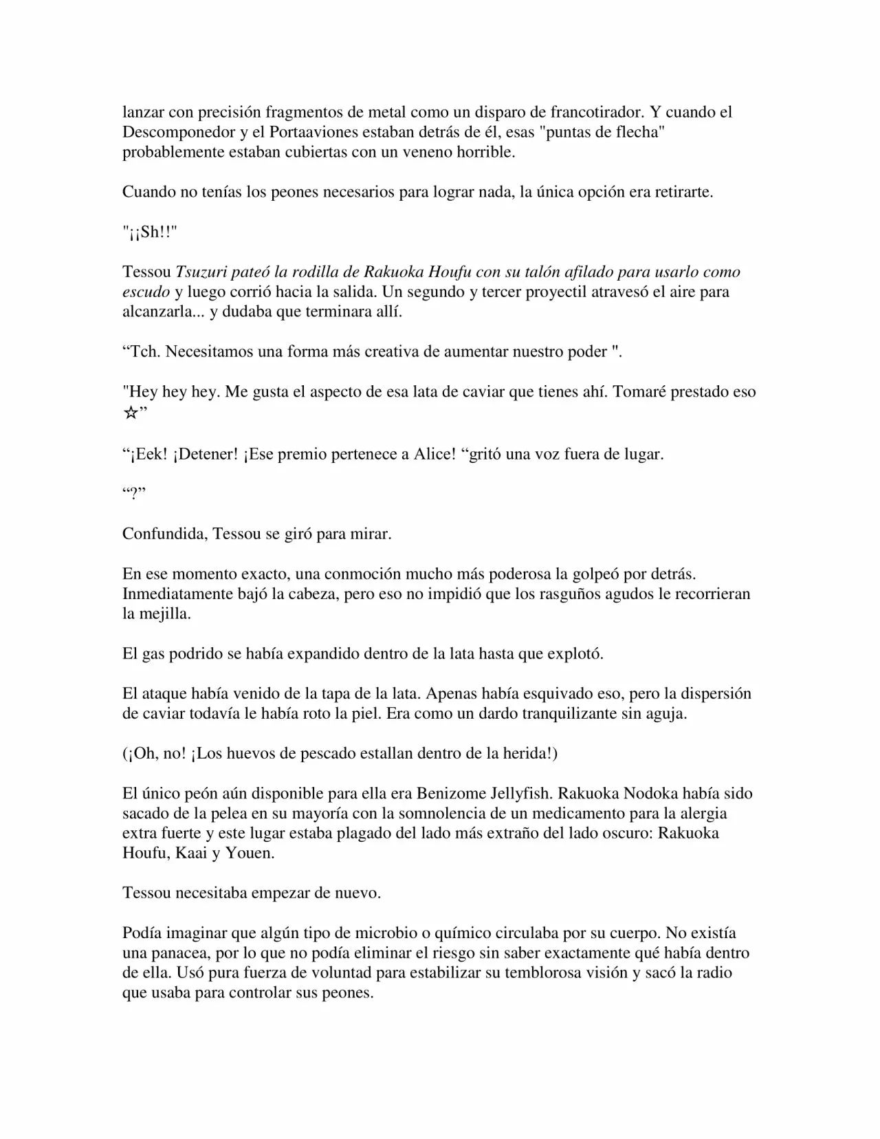 Página 72 del Manga