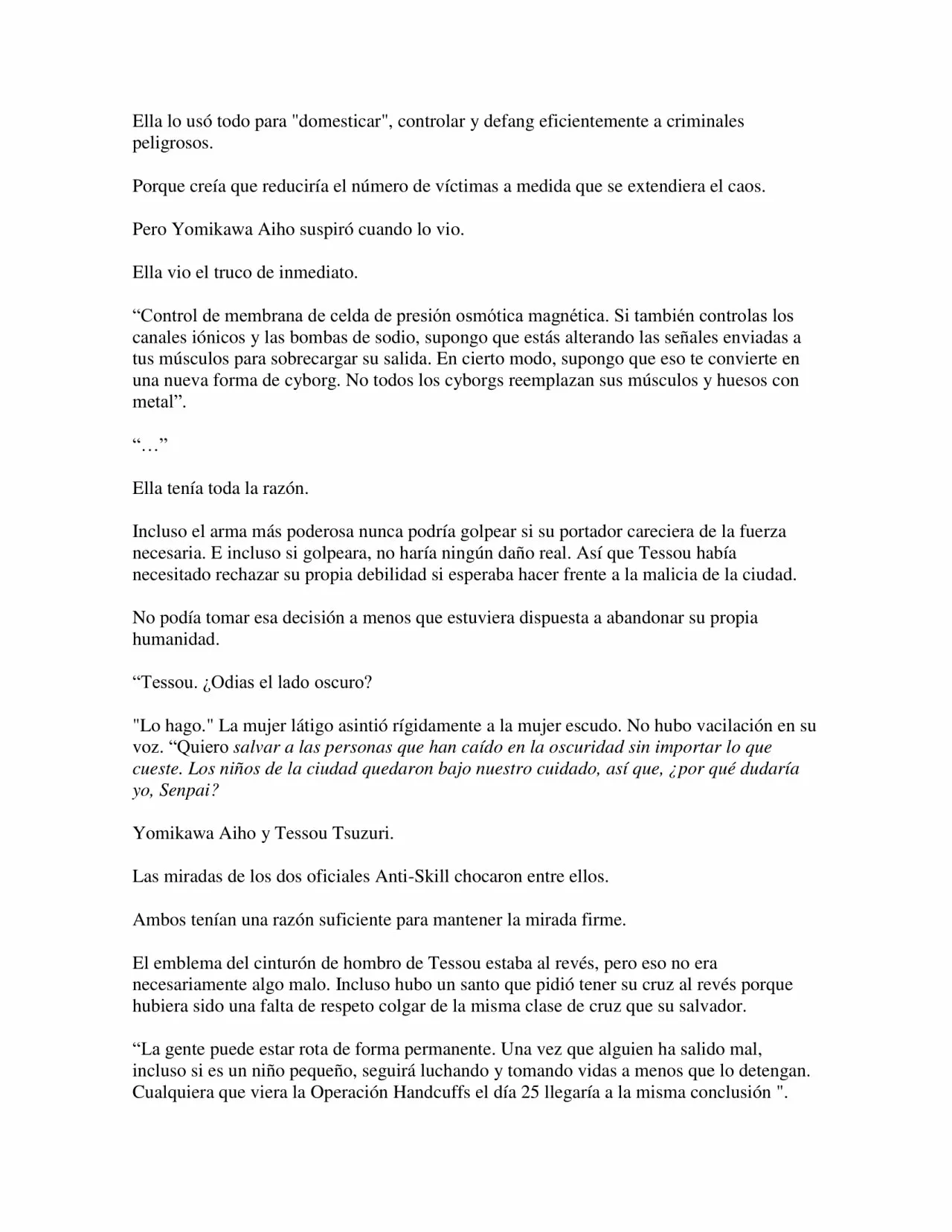 Página 75 del Manga