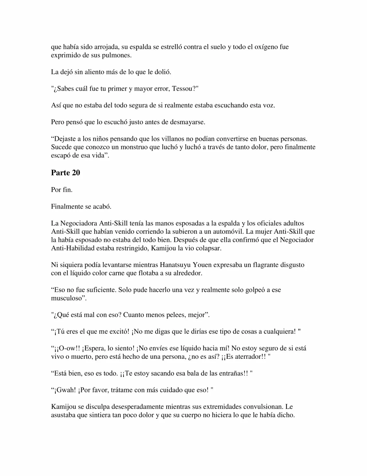 Página 84 del Manga