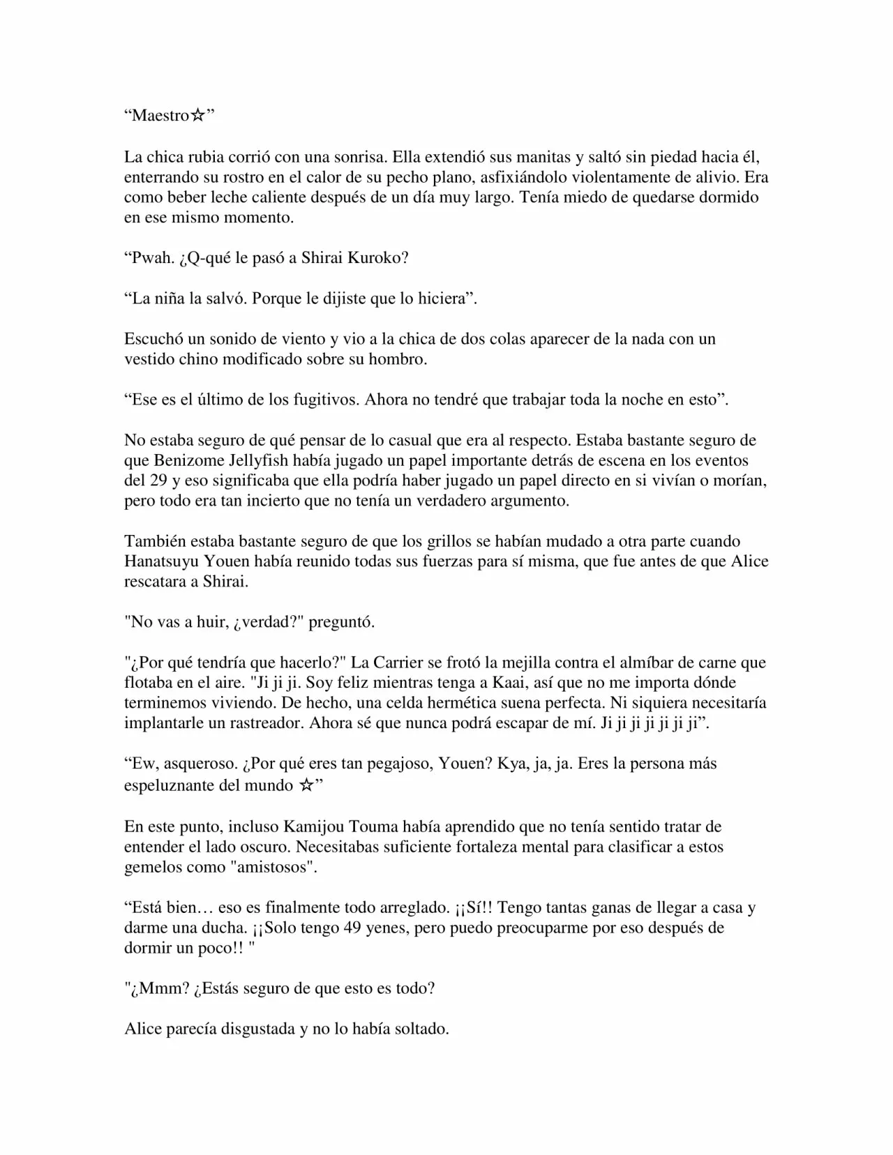 Página 85 del Manga