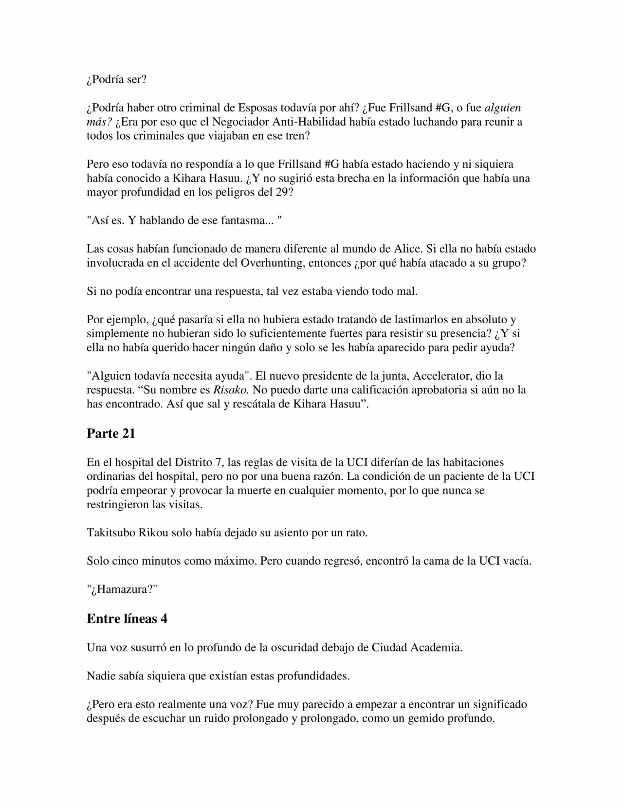 Página 88 del Manga