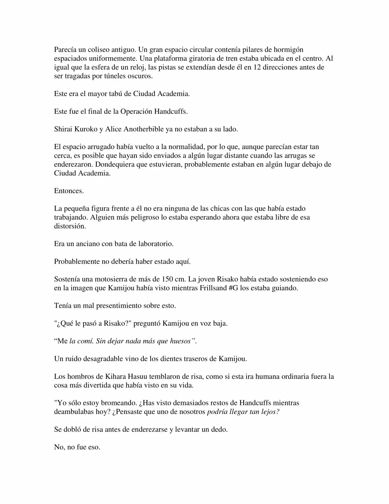 Página 18 del Manga