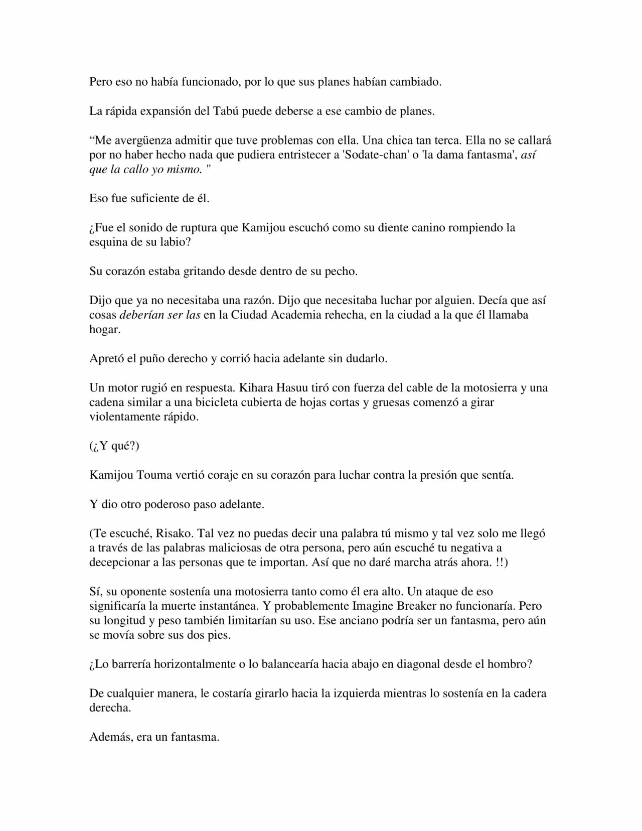 Página 20 del Manga